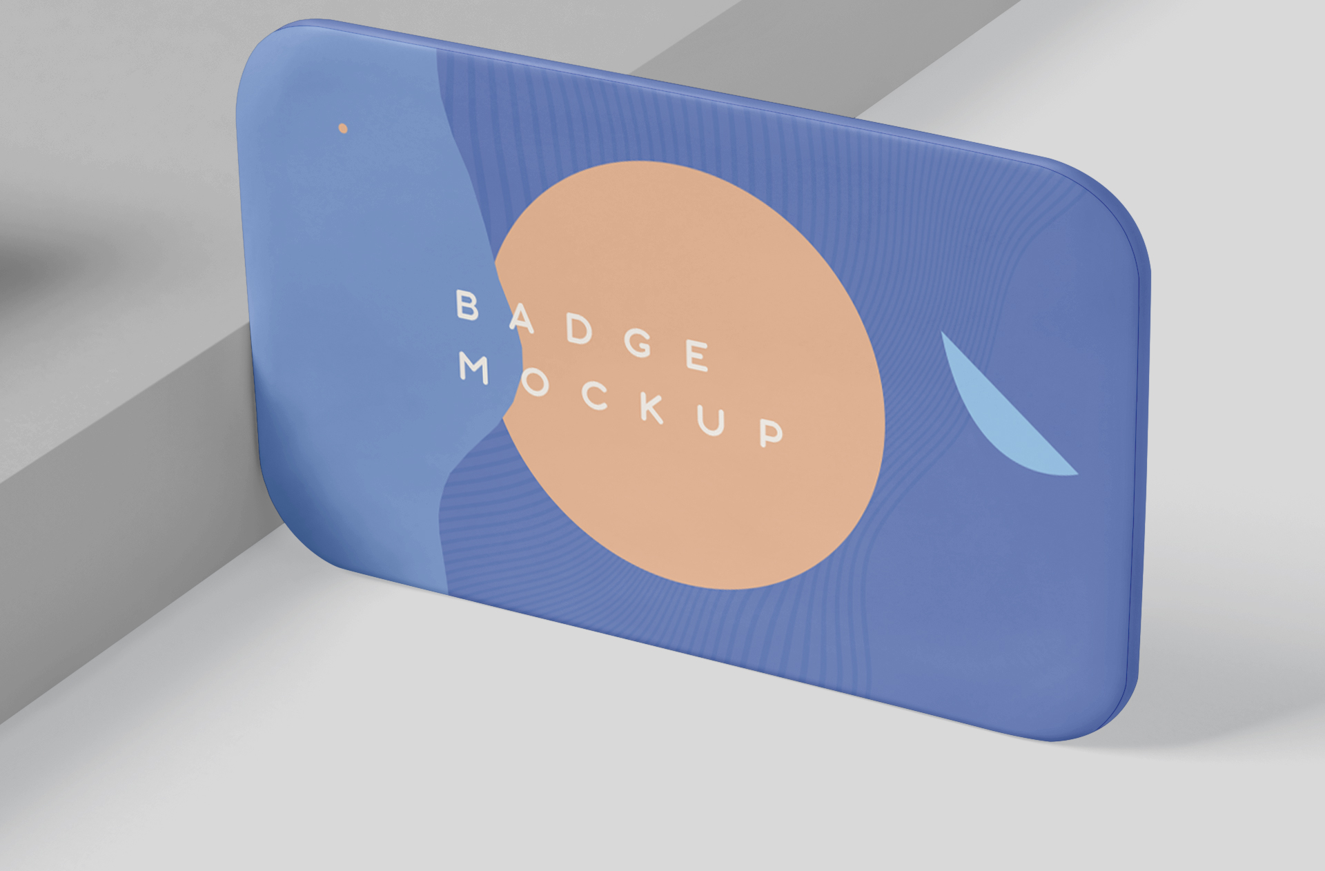 enamel badge mock-up