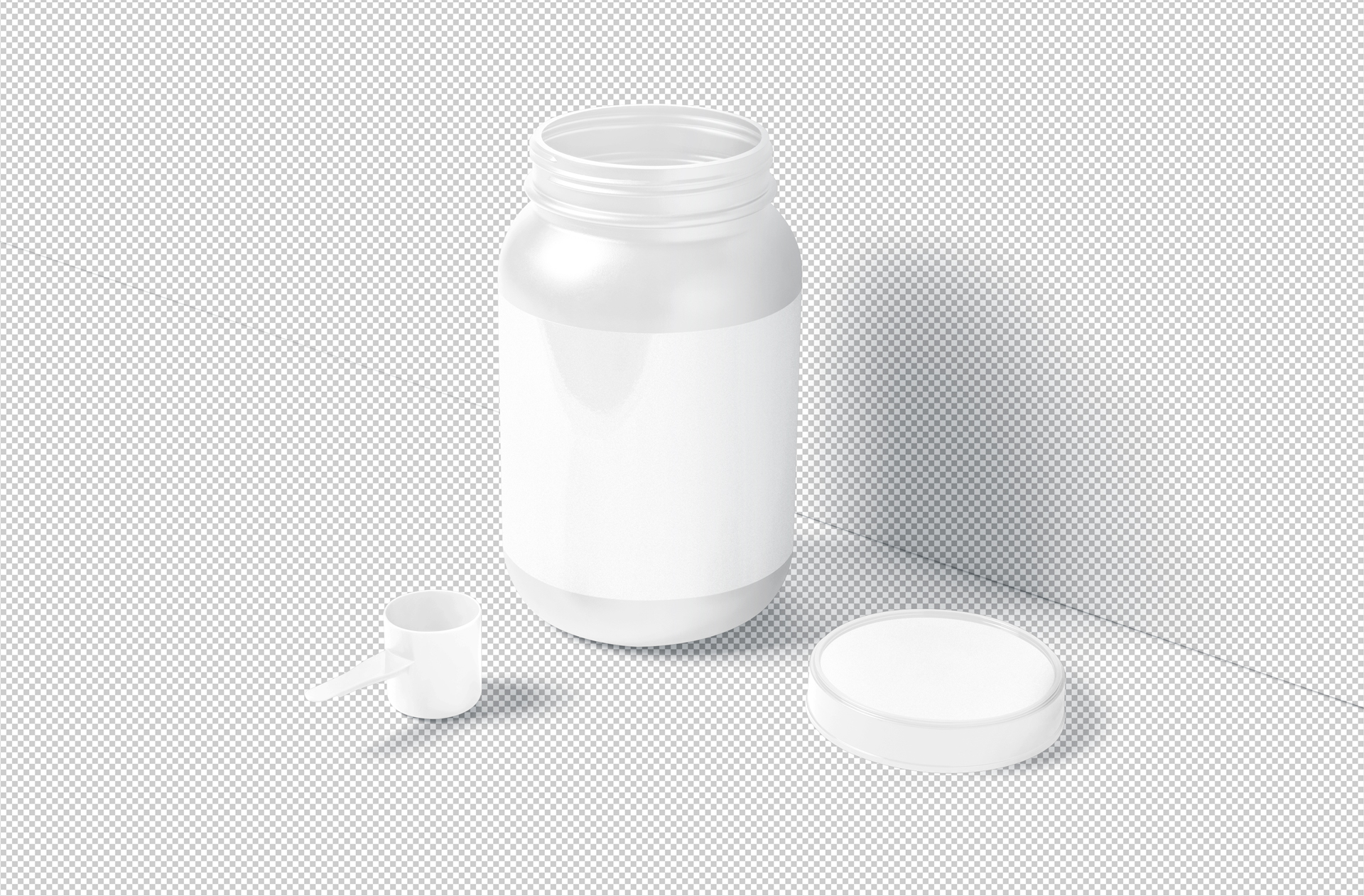 sports nutrition bottle mock-up