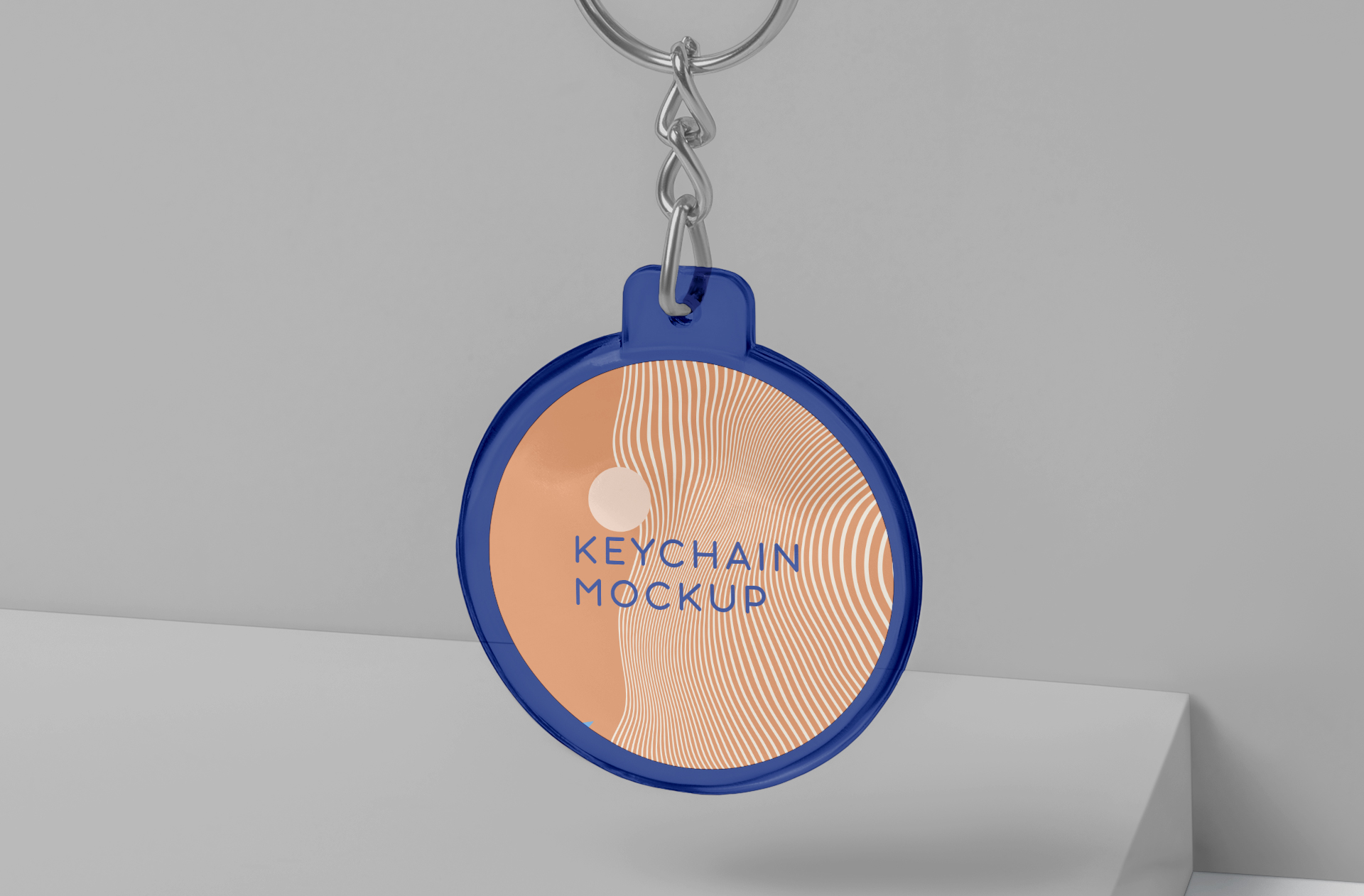 branding keychain PSD