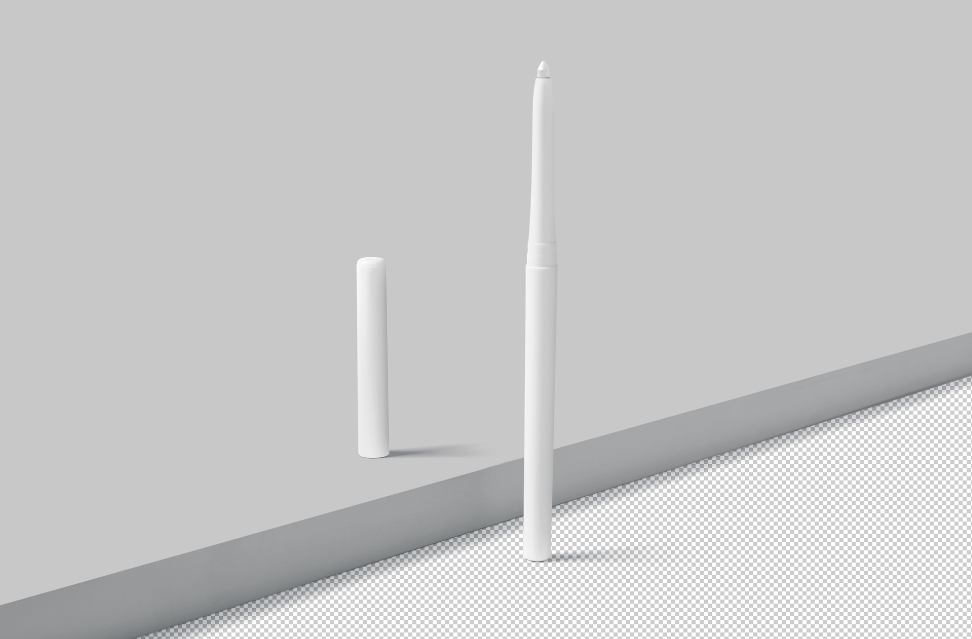 aesthetic lip pencil mock-up