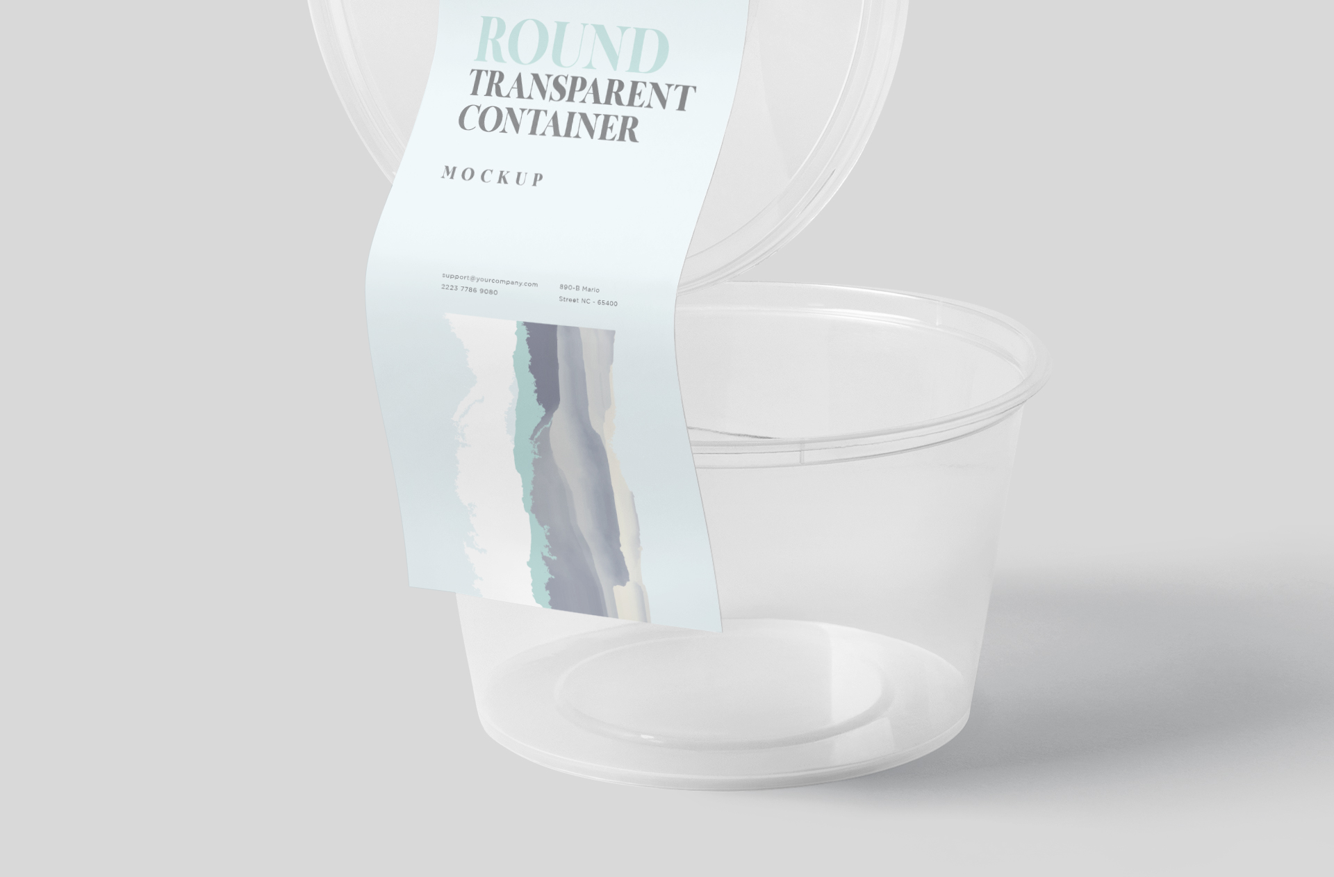 airtight packaging mockup