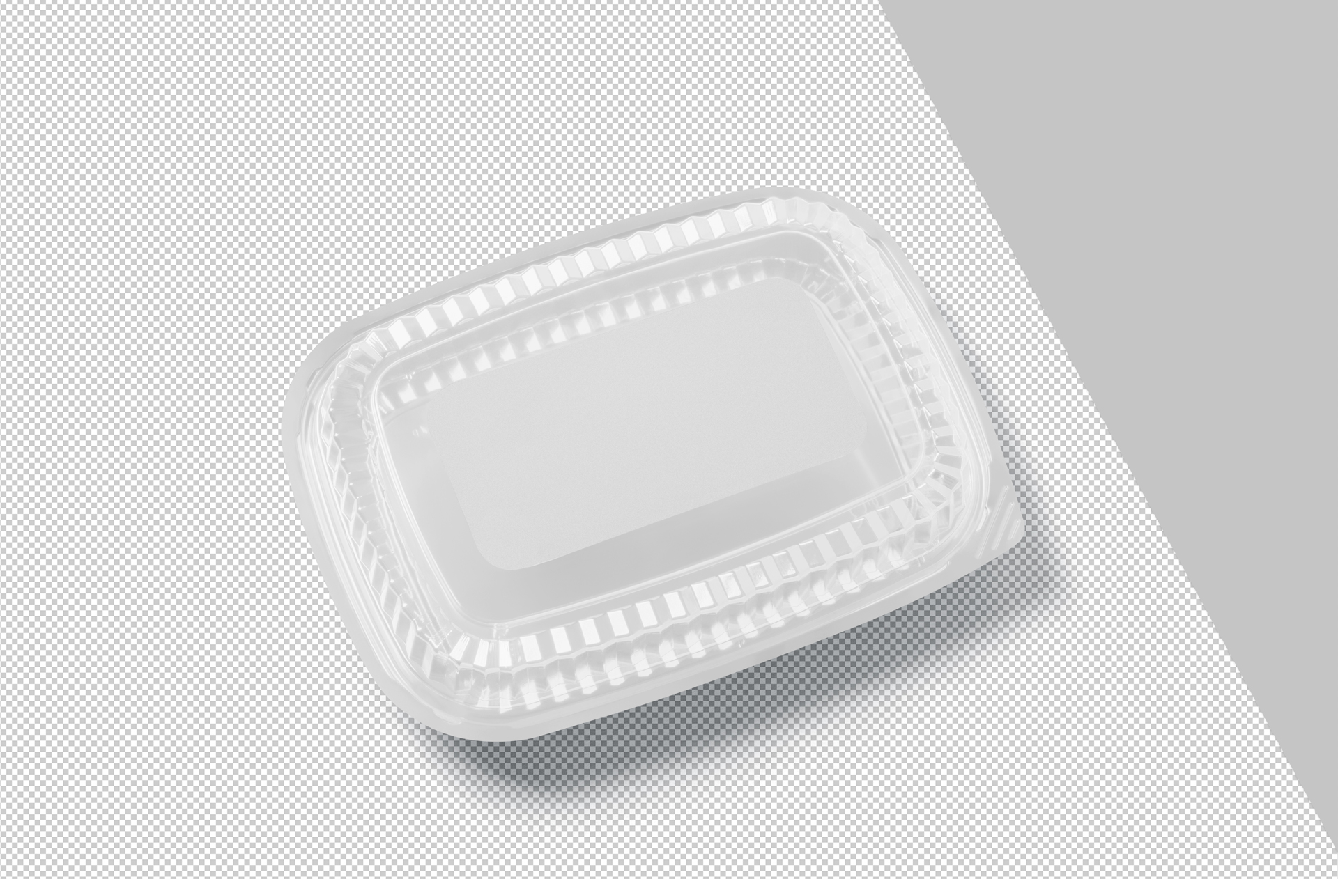 clear lid food container