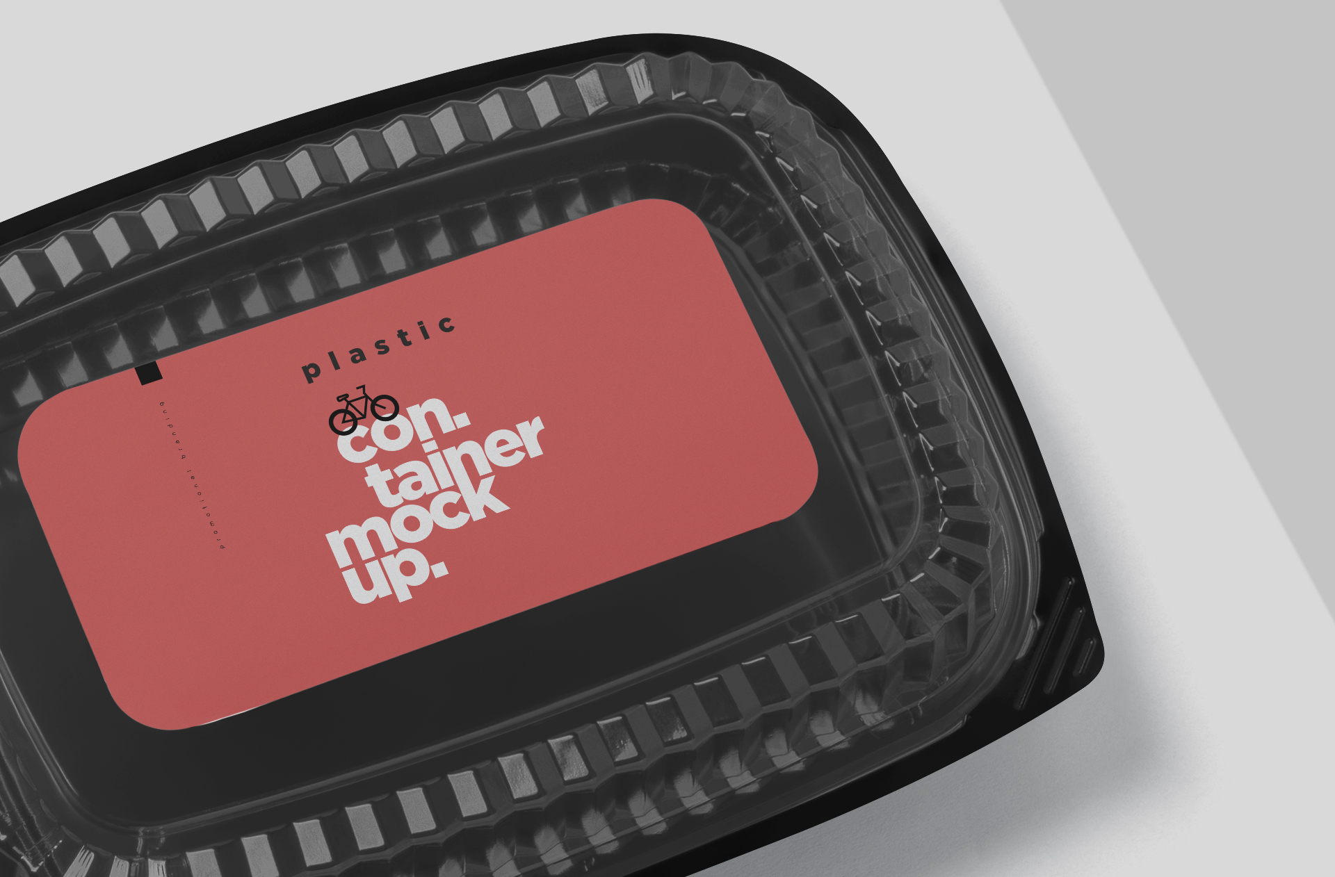 clear lid food container