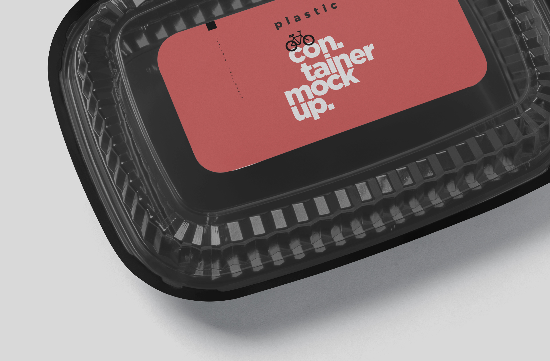 clear lid food container