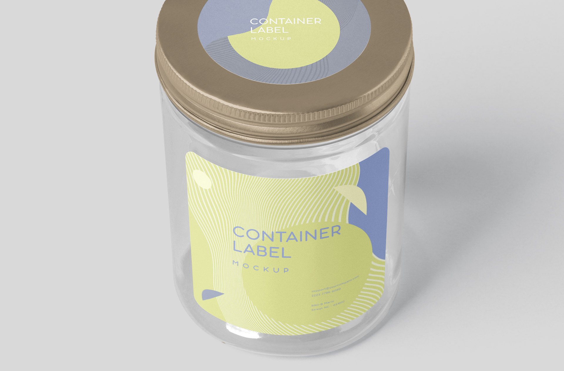 airtight glass jar