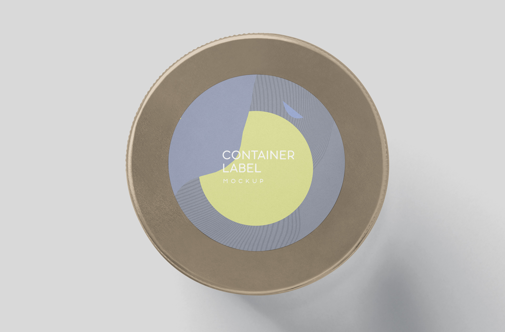 airtight food storage mock-up