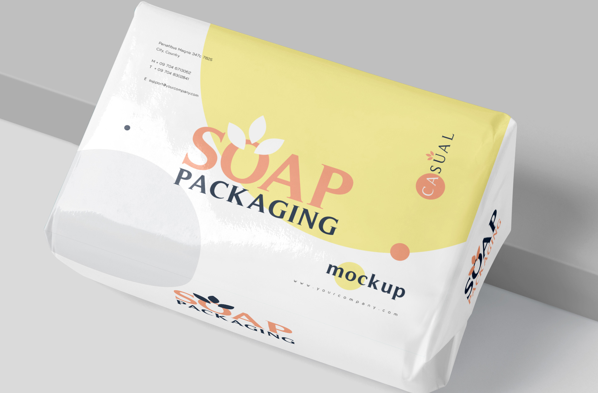 high-quality soap mock-up