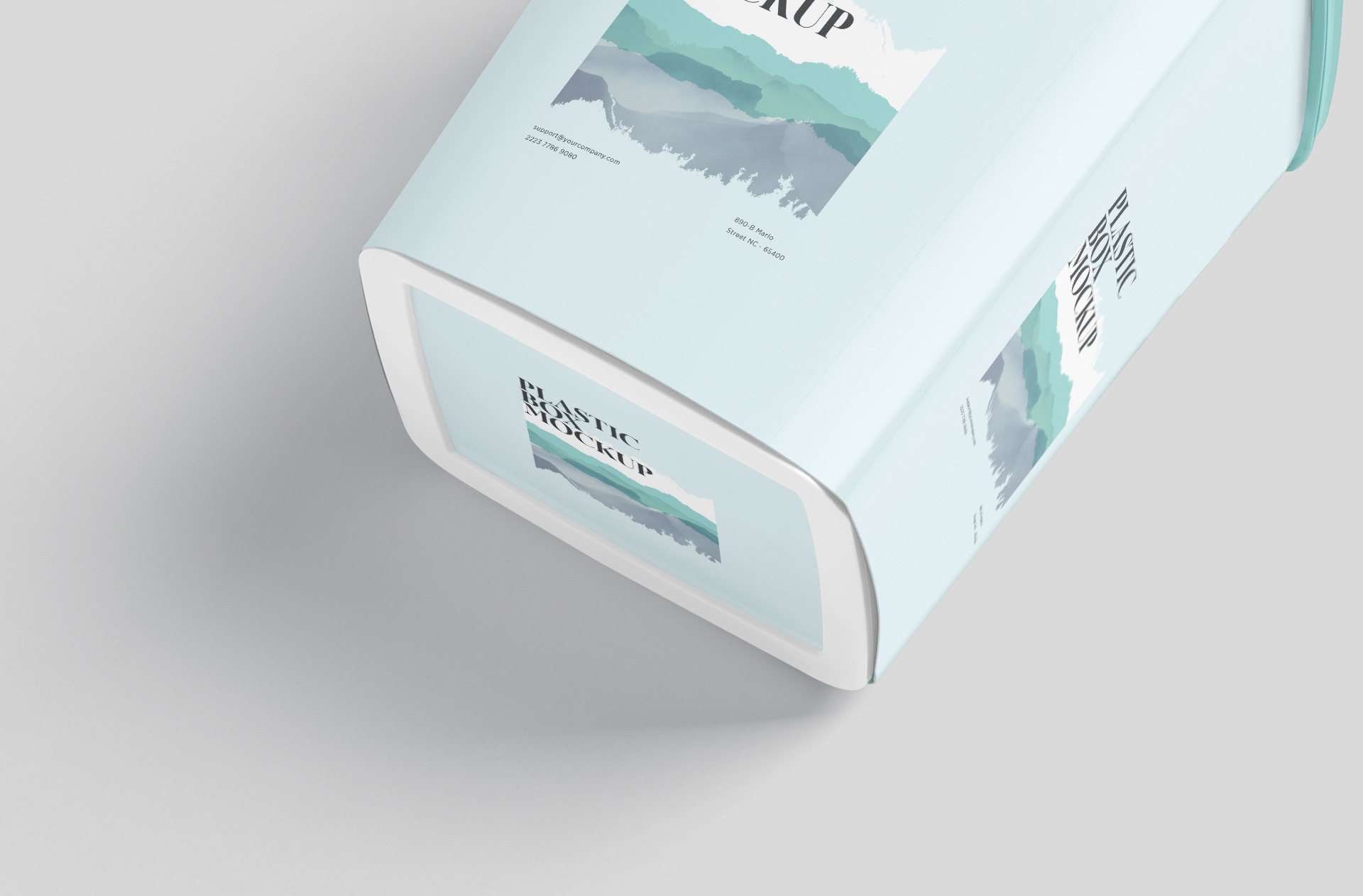 customizable label mock-up