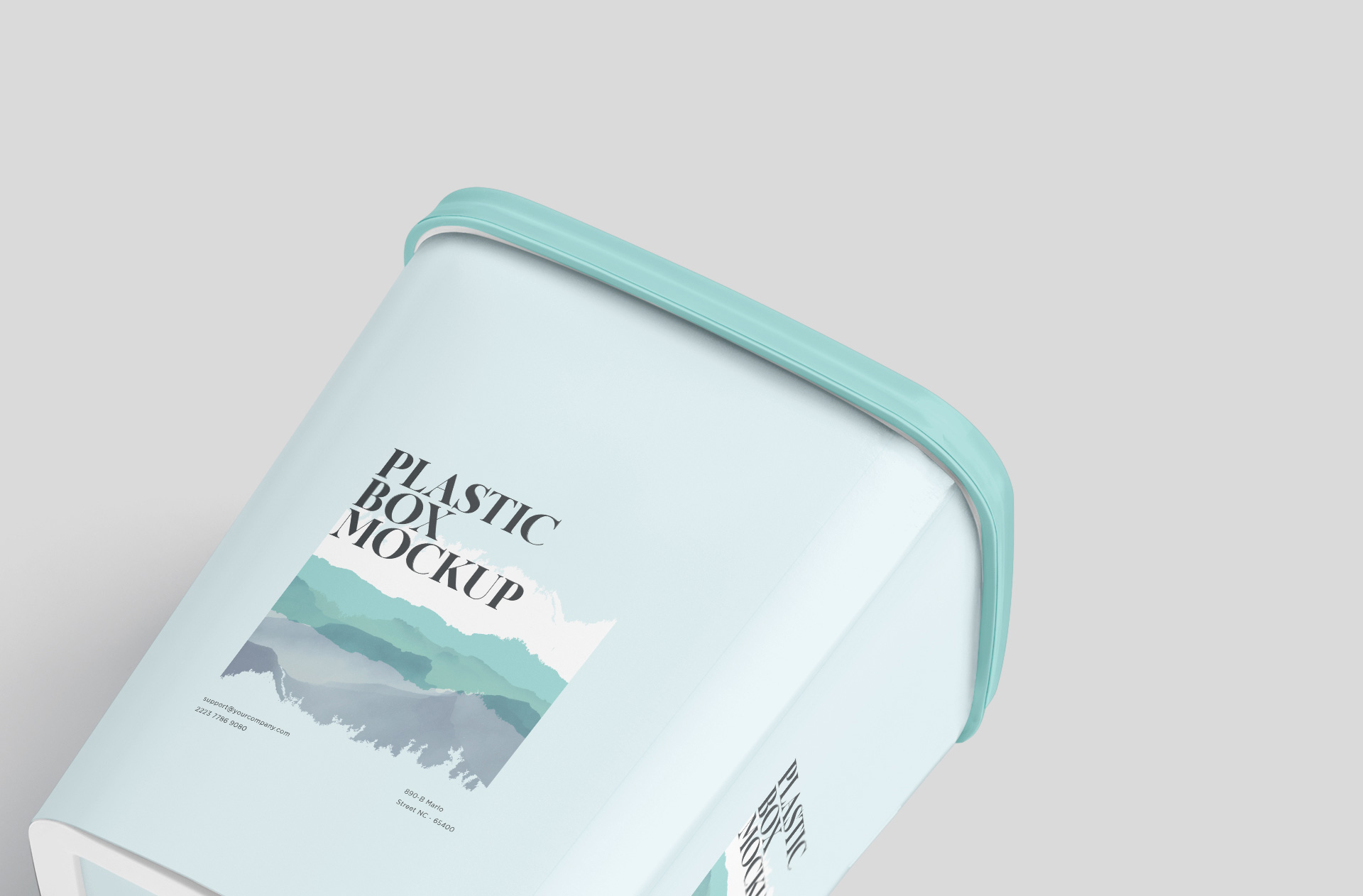 customizable label mock-up