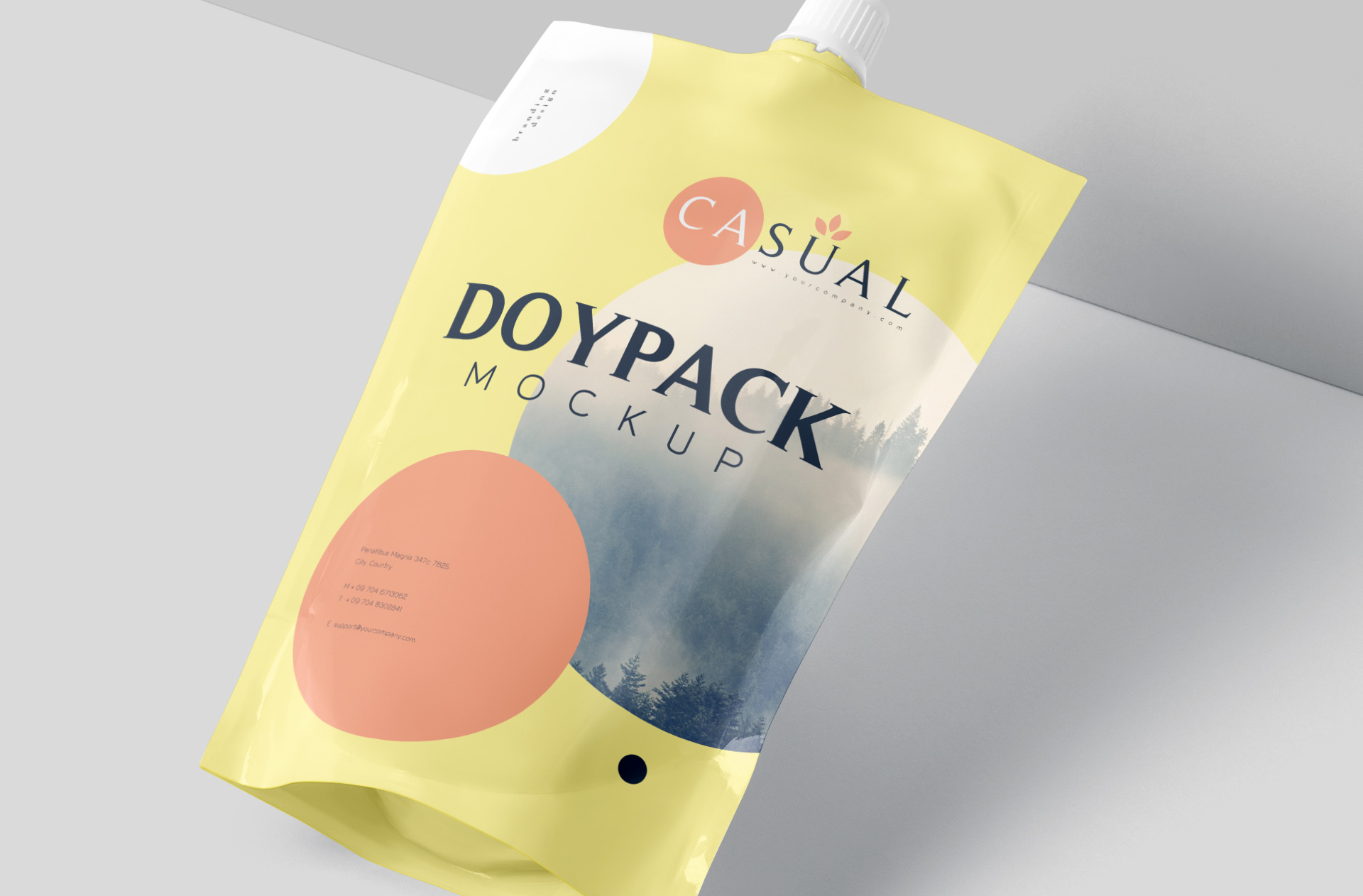 coffee pouch branding