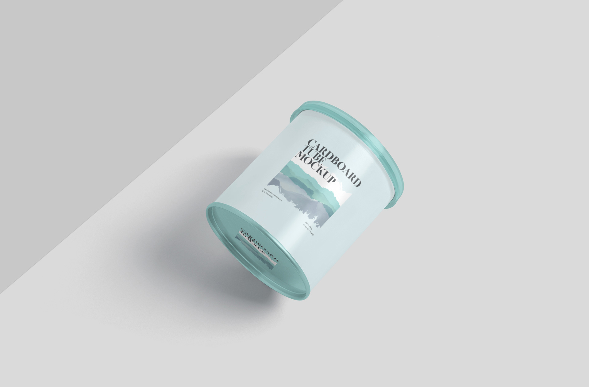 Elegant Round Tube Mockup for Product Packaging