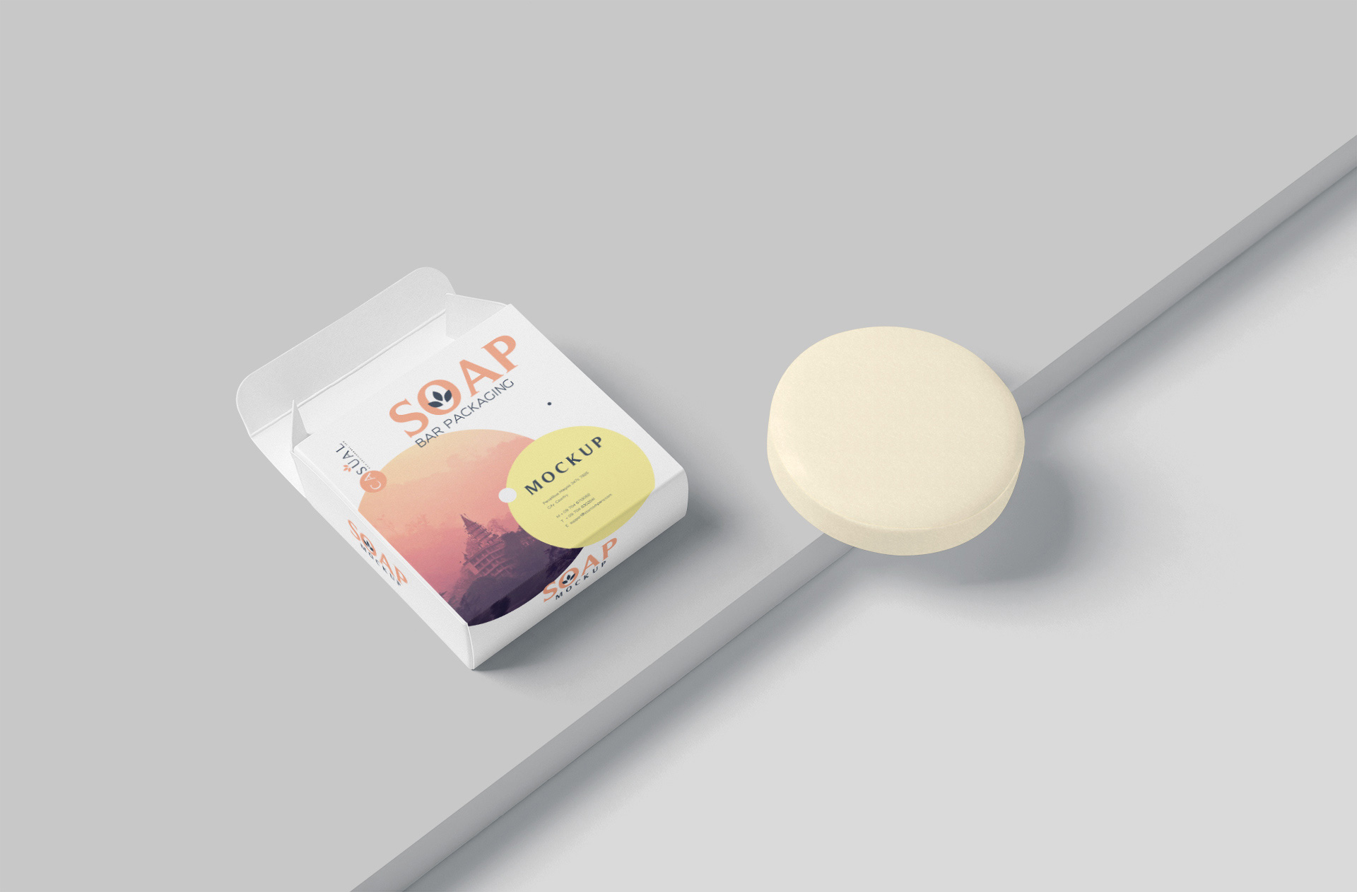 Premium Soap Packaging Mock-Up