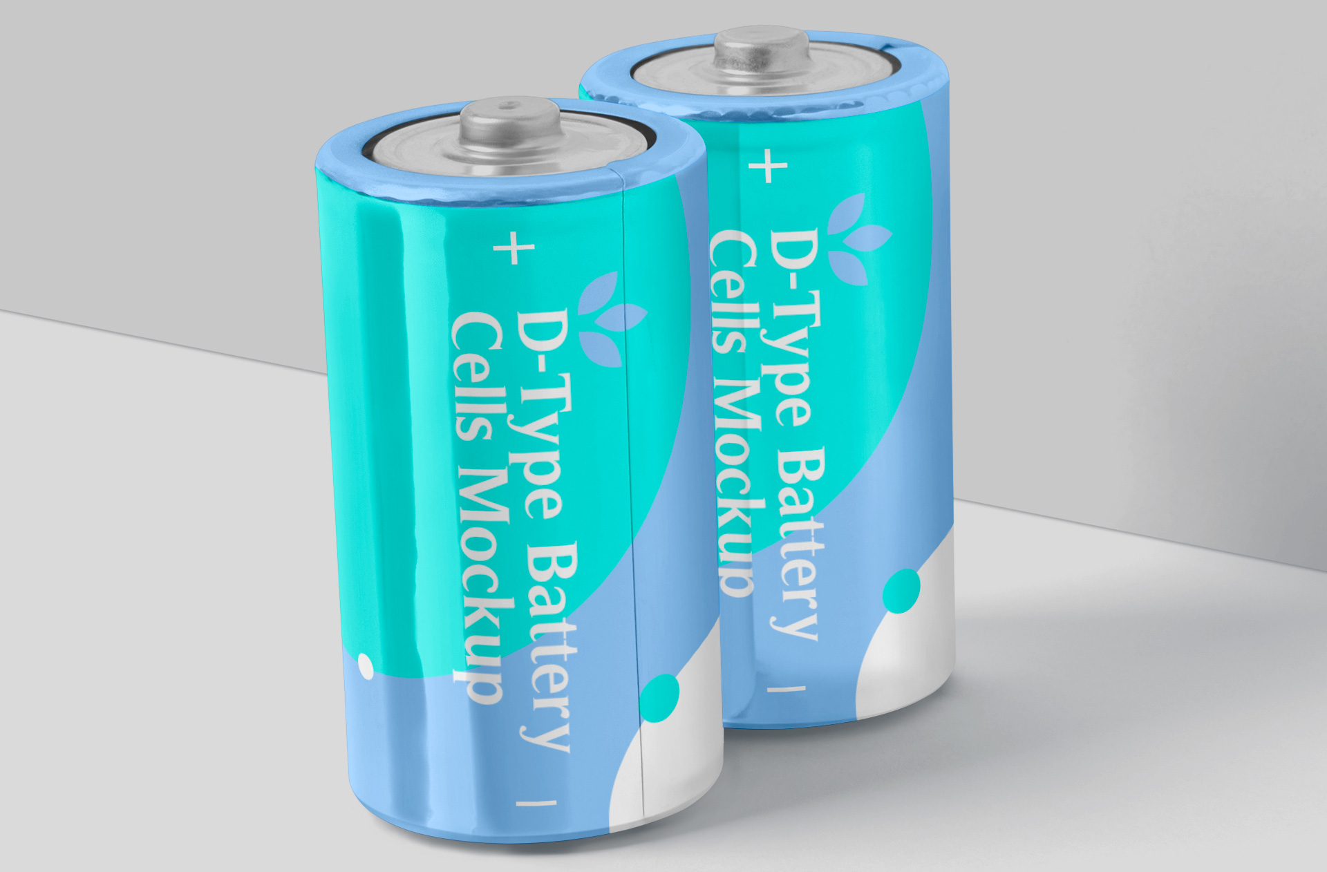 battery branding mockup