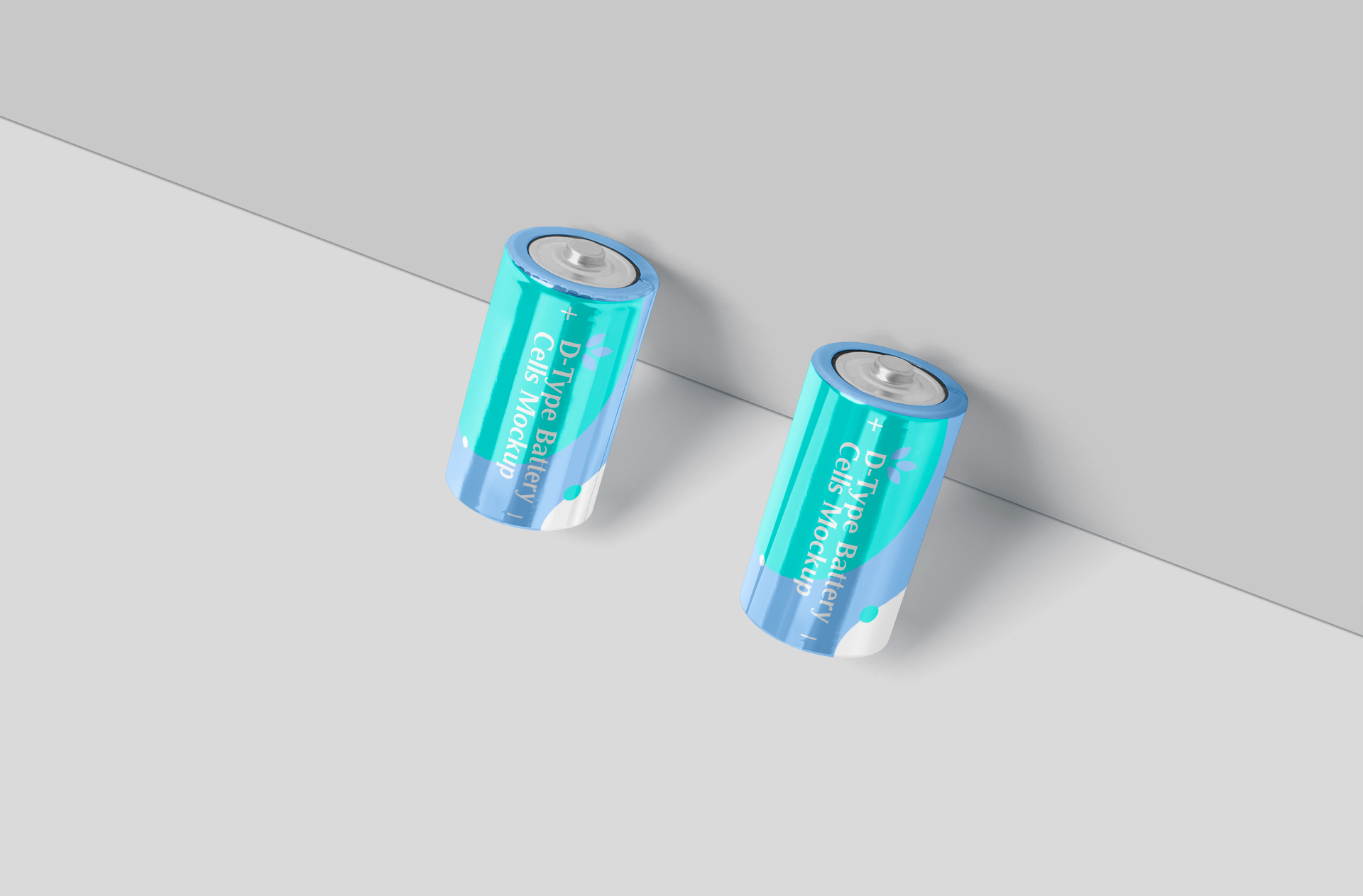 Elegant D-Type Battery Mock-Up