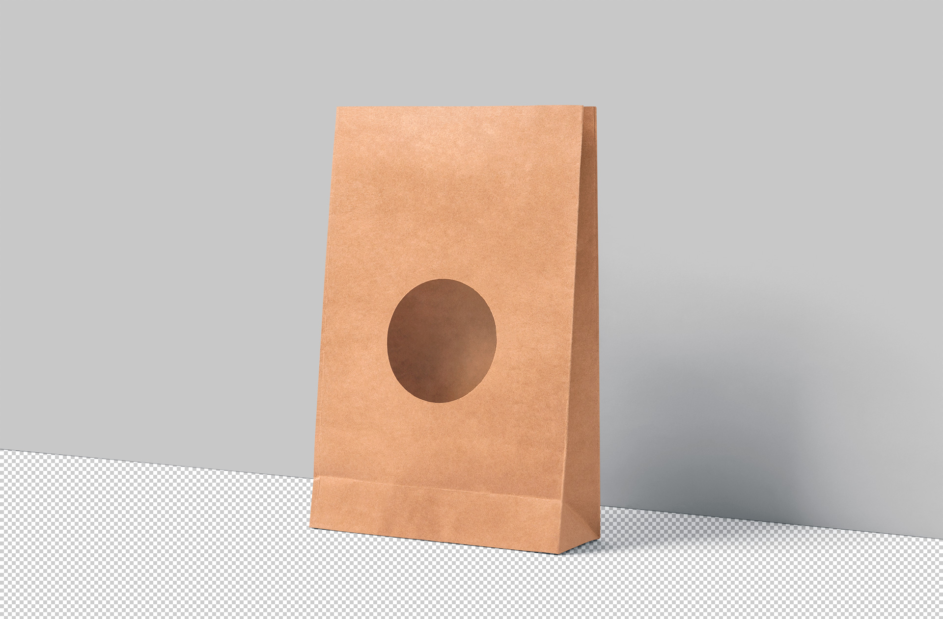 brown paper bag mockup