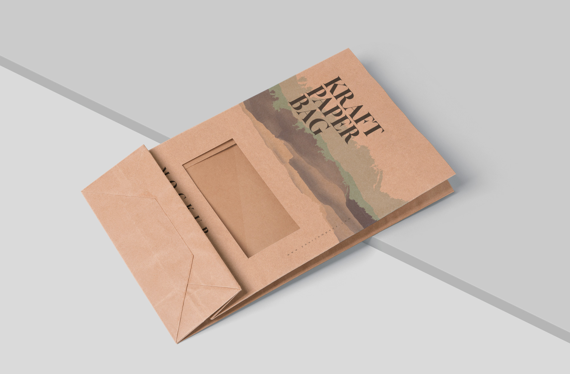 High-Quality Paper Bag with Transparent Window