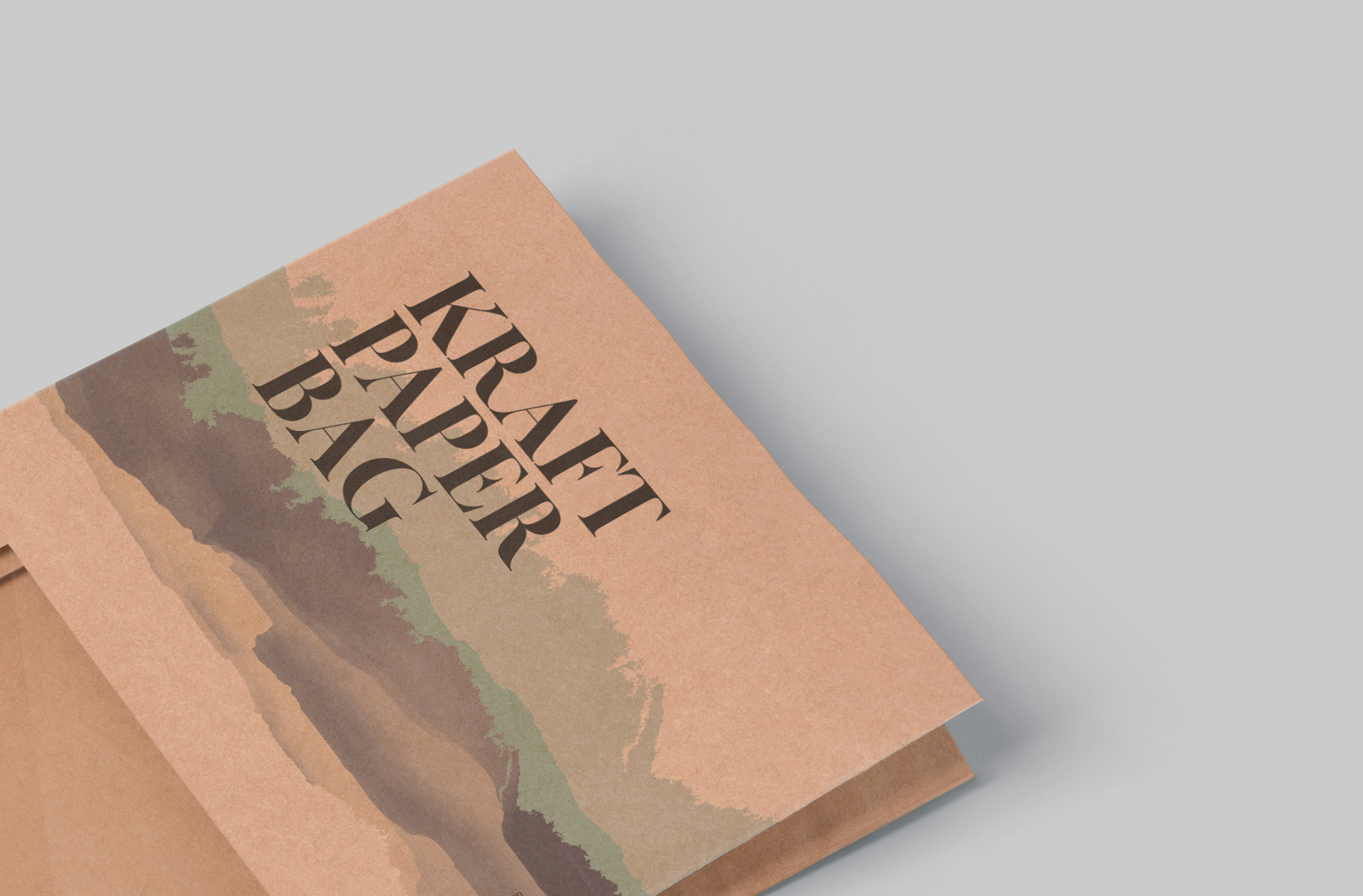 coffee bag packaging mock-up