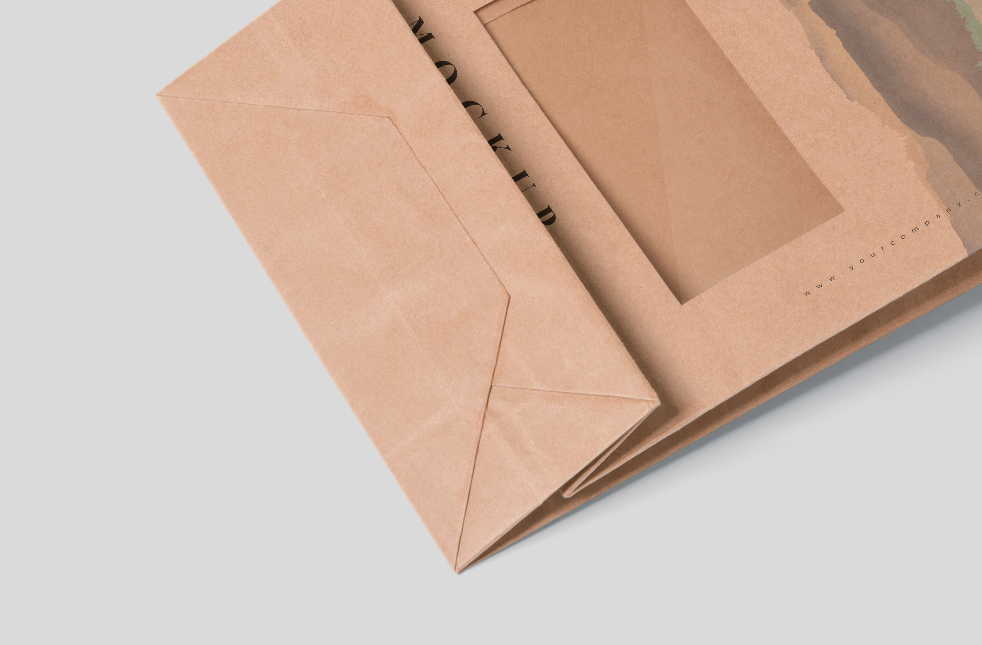 coffee bag packaging mock-up