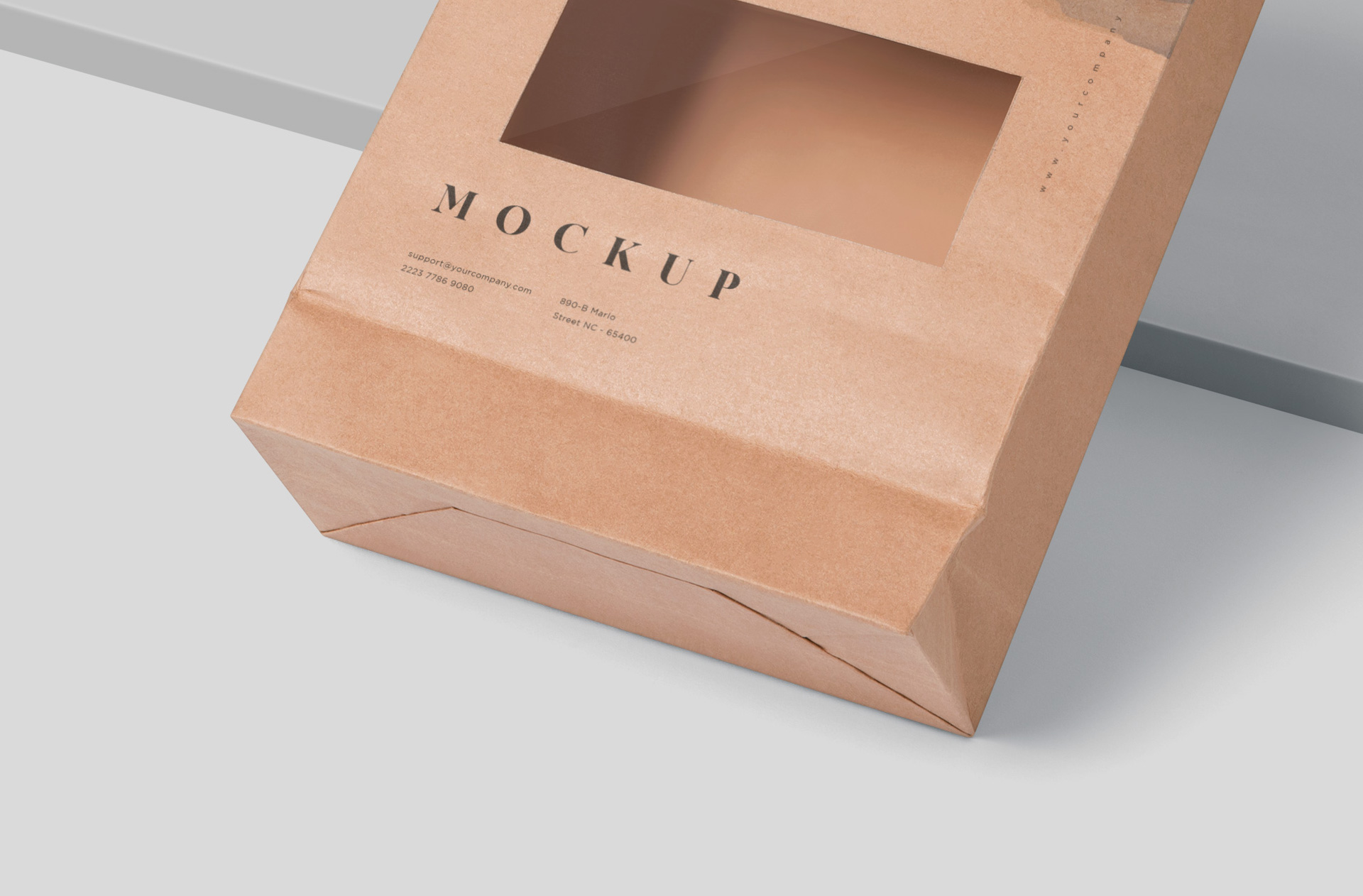 customizable kraft bag mock-up