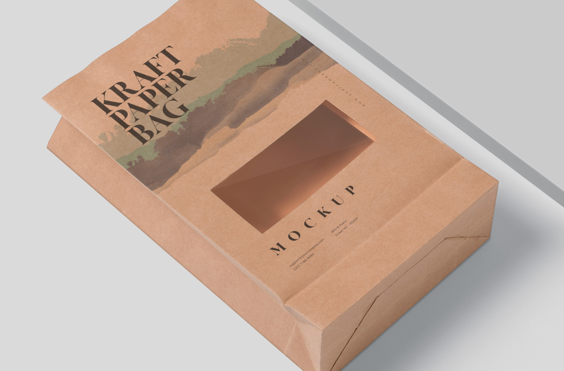coffee bag packaging PSD