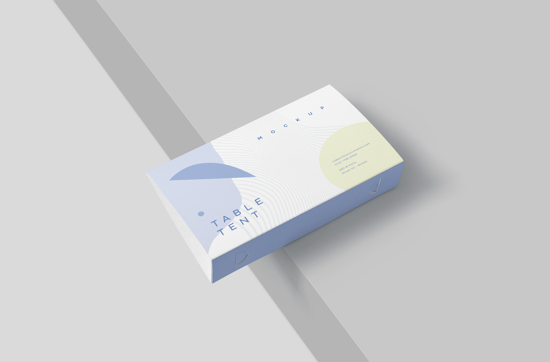 Customizable Horizontal Table Tent Mock-Up