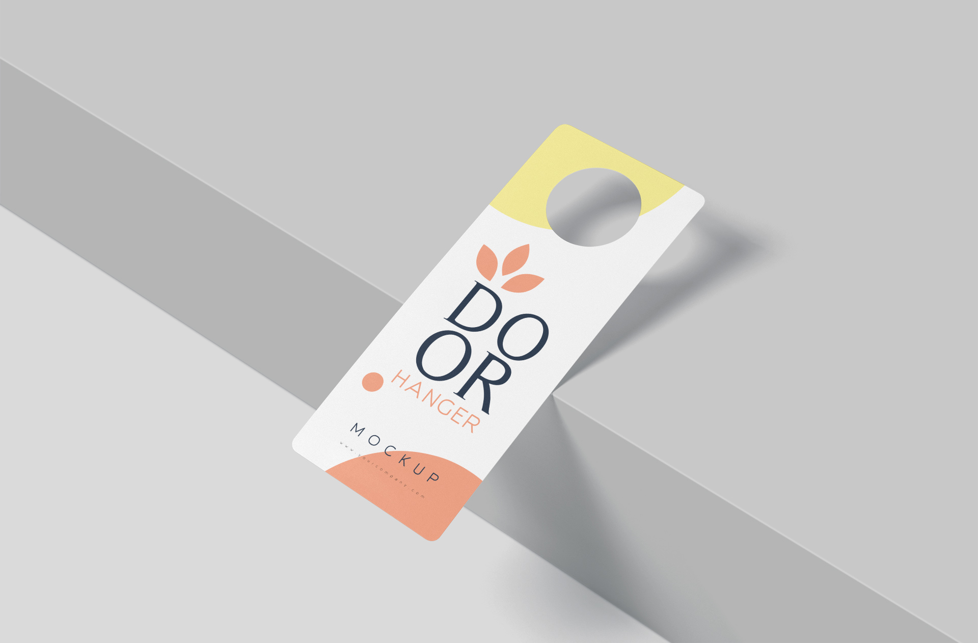 Professional Door Hanger Mockup – Fully Editable PSD