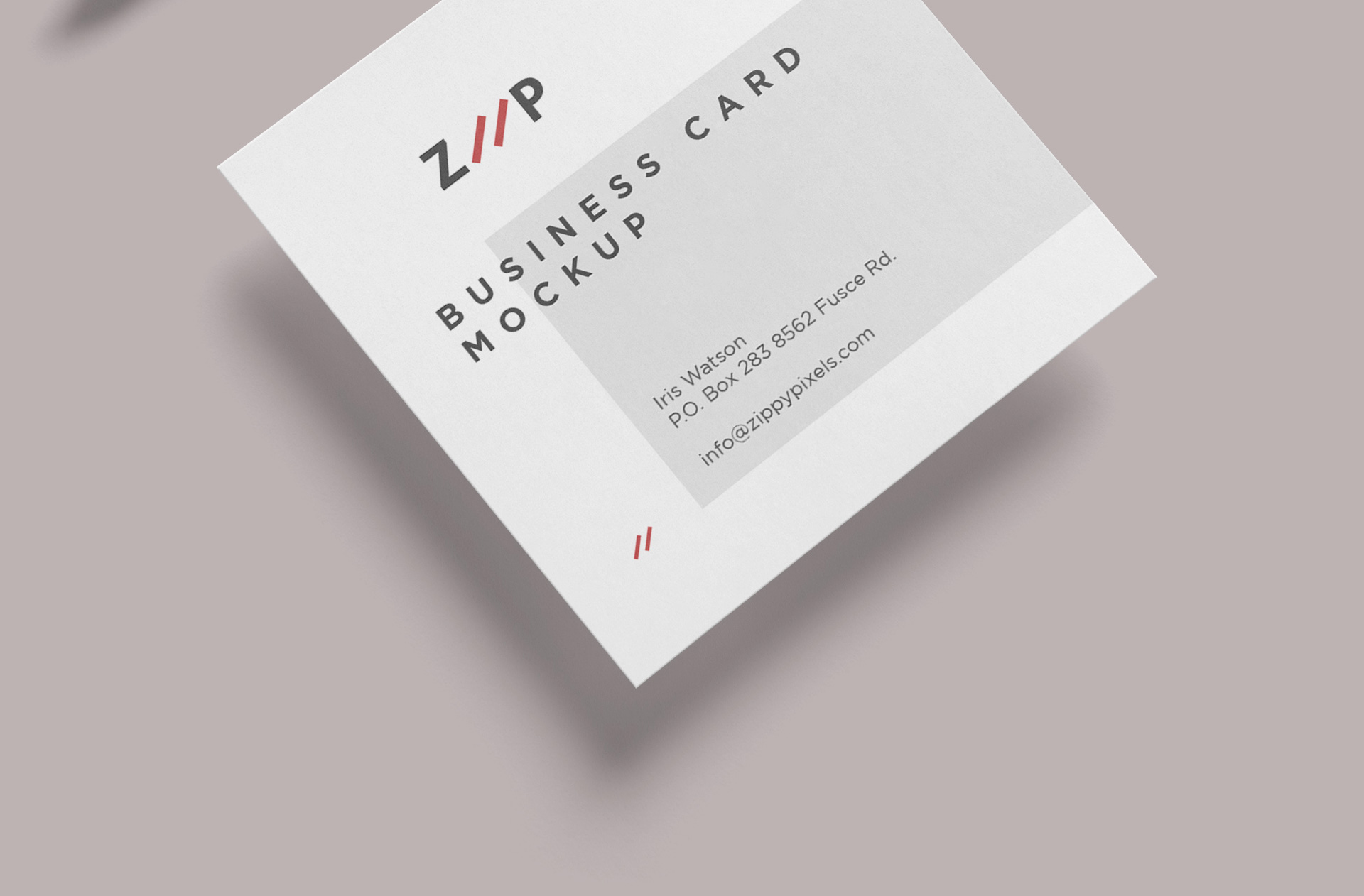 creative business card mock-up