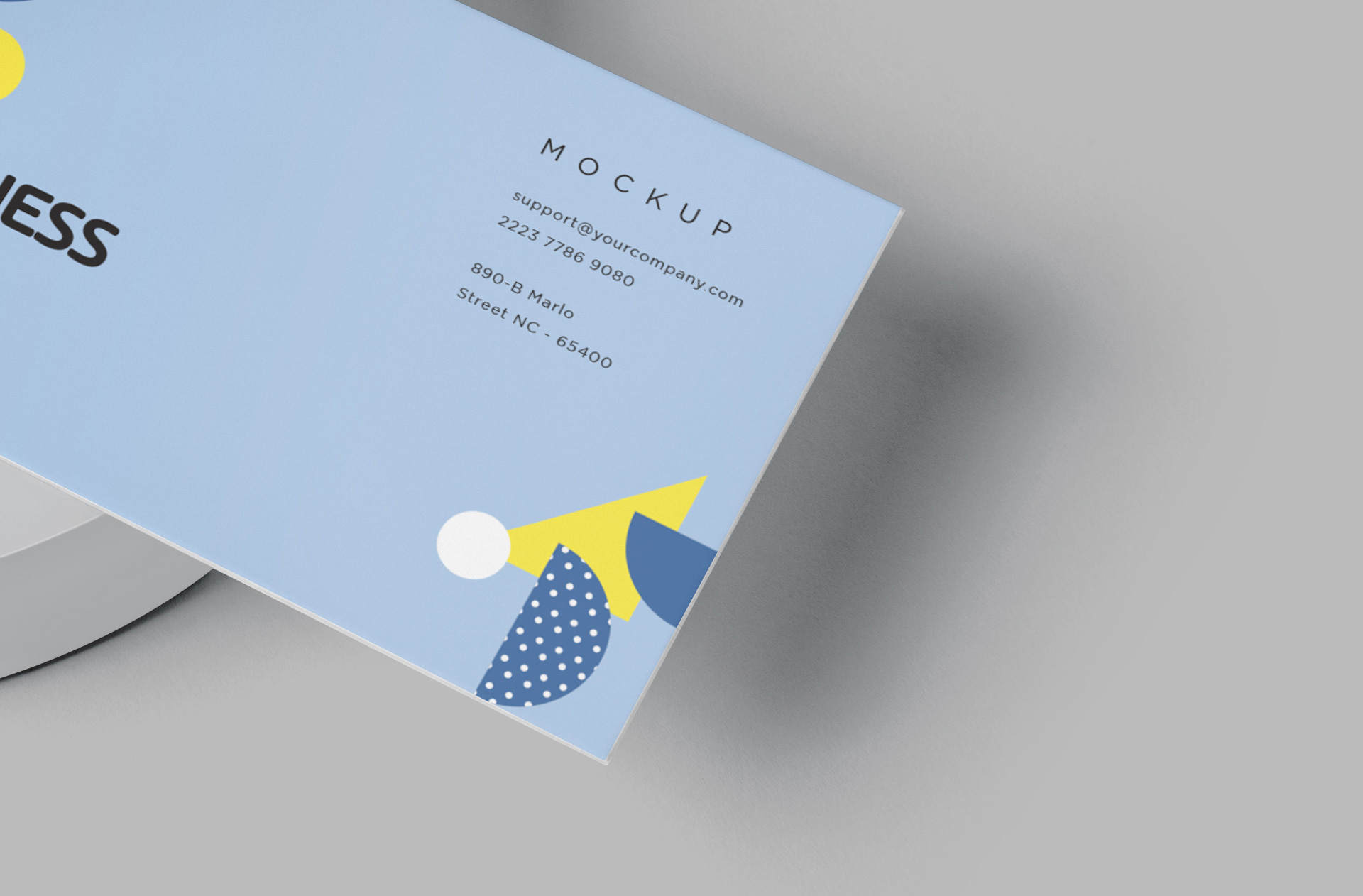 card mock-up