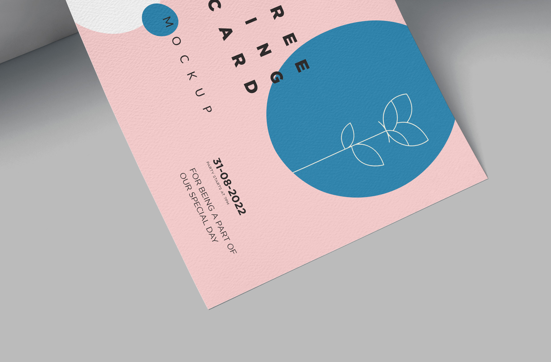 branding greeting card PSD