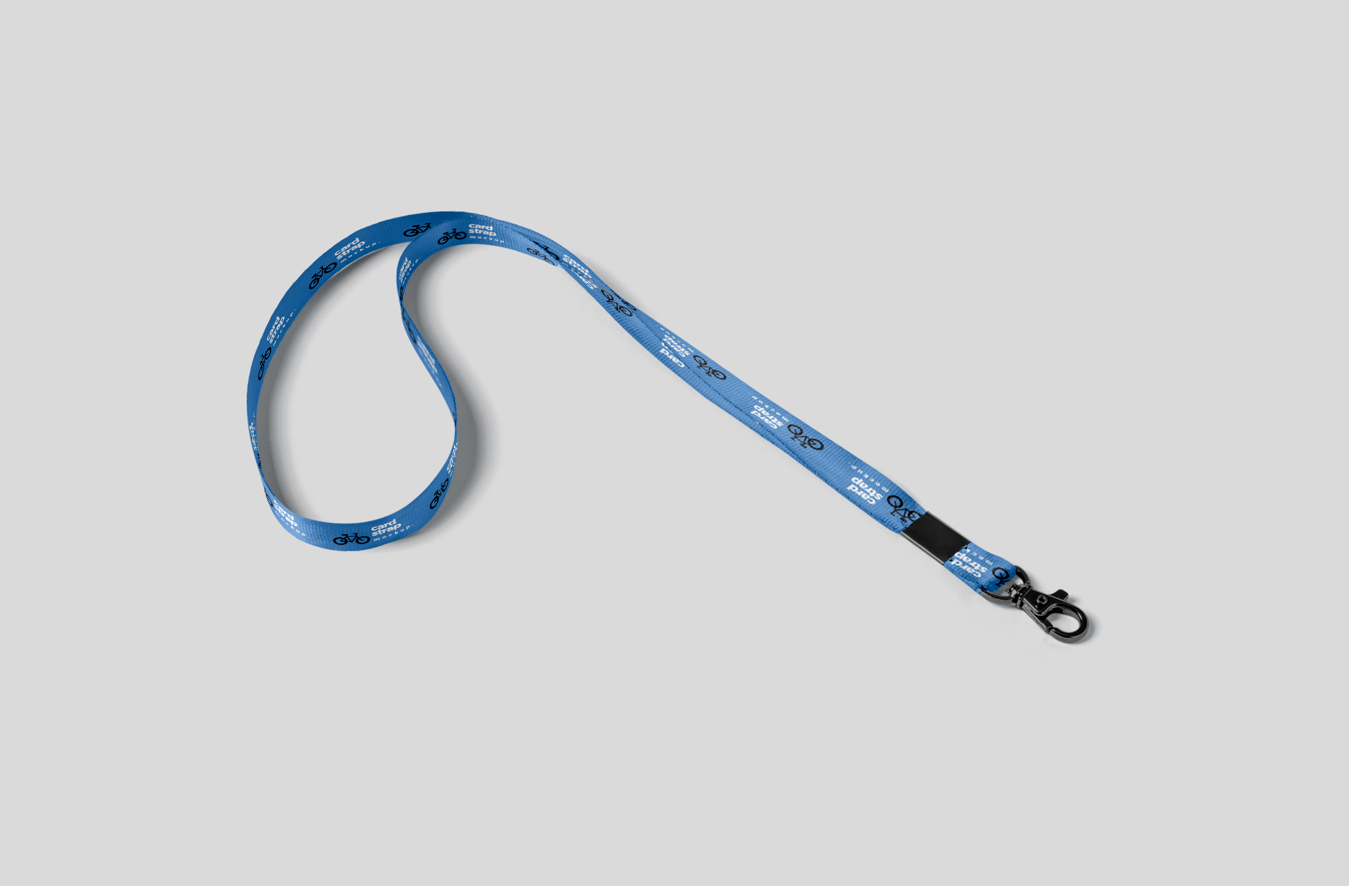 Realistic ID Badge Lanyard Mockup – PSD Template