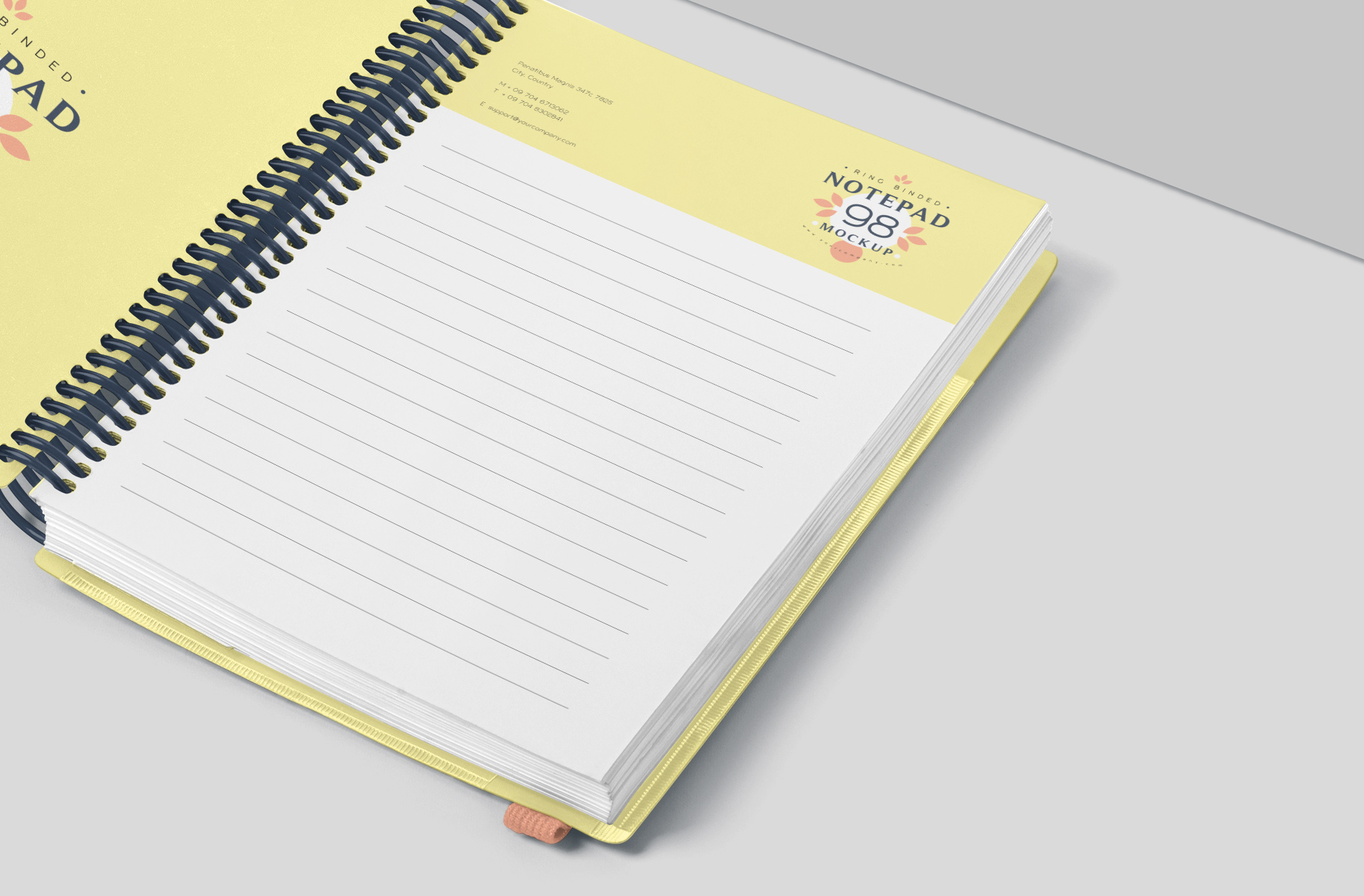 branding notepad PSD