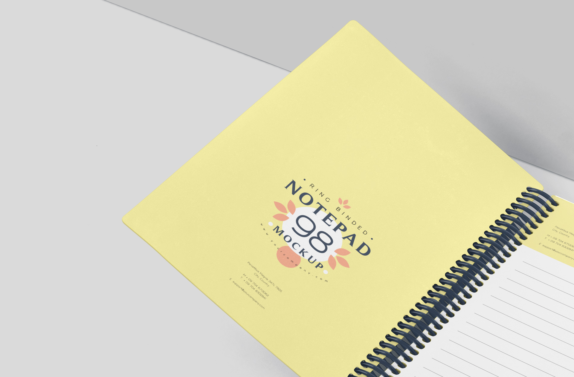 branding notepad PSD