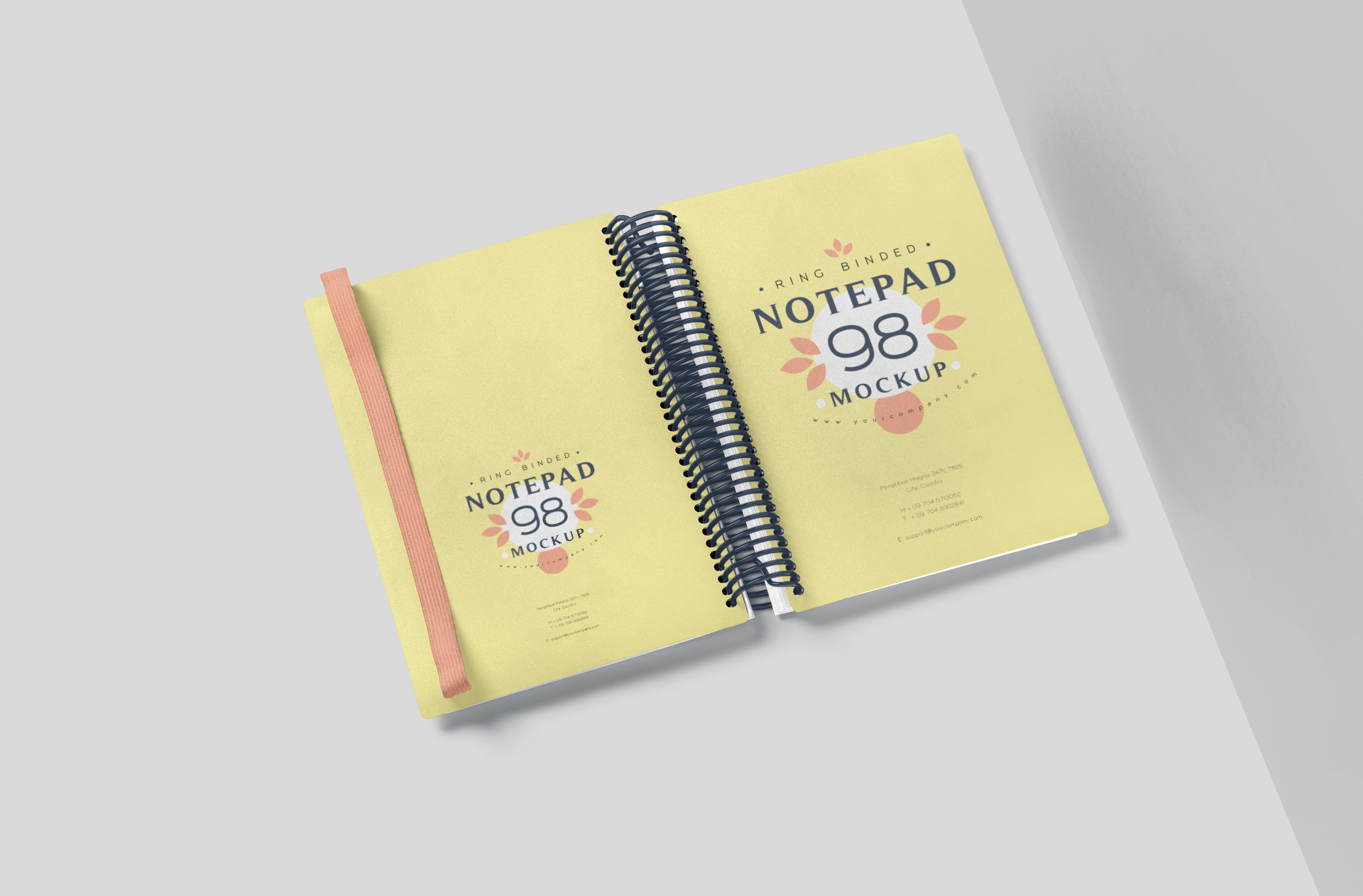 Elegant Notepad Mockup – High-Quality PSD Template