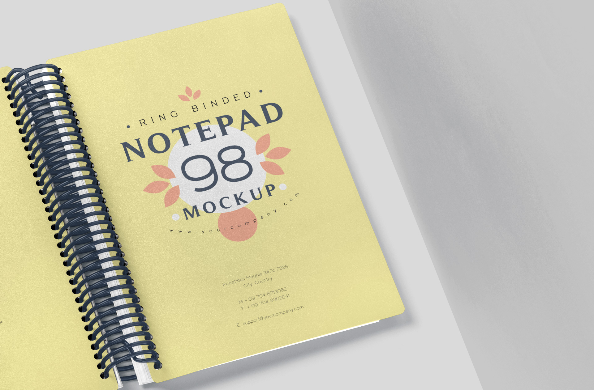 branding notepad mockup