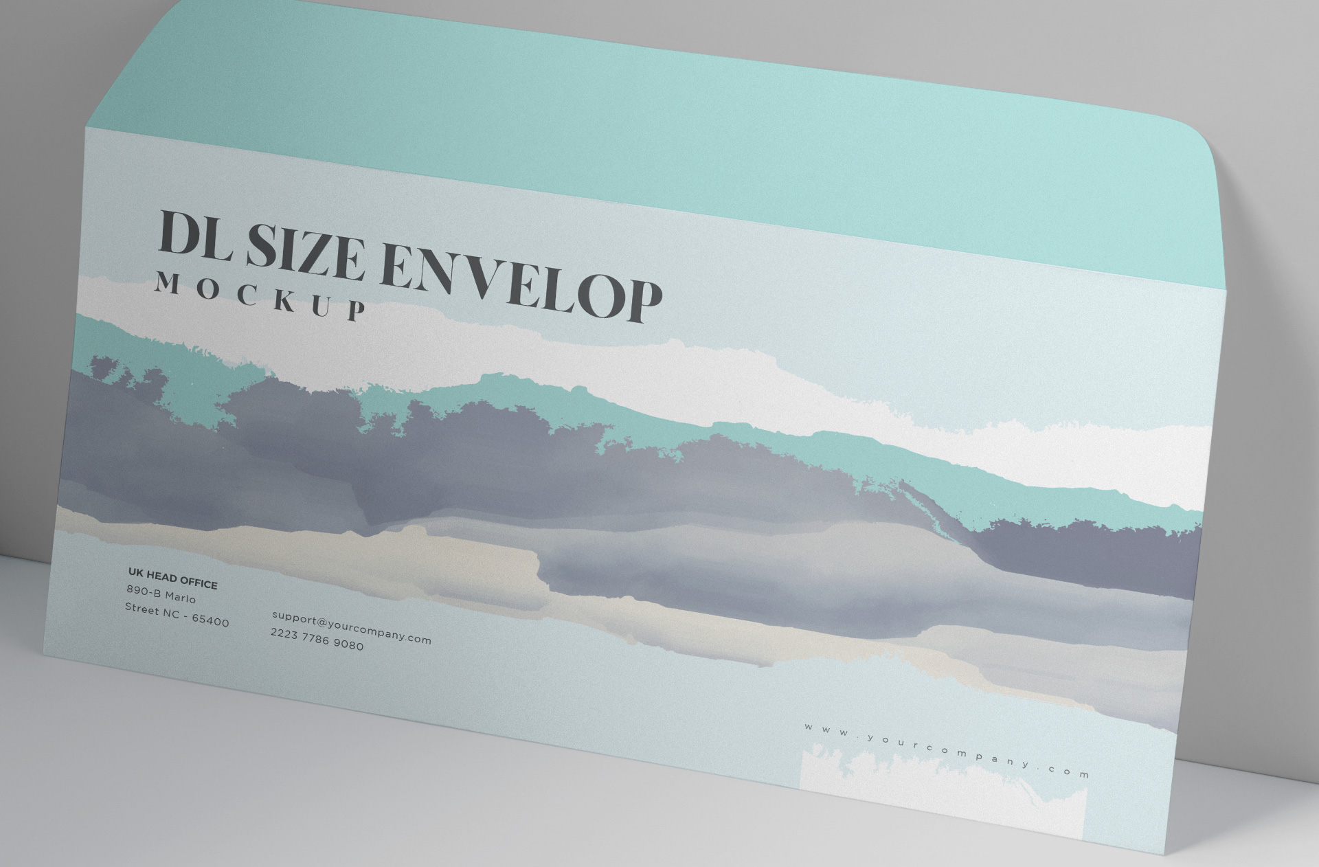 branding envelope mock-up