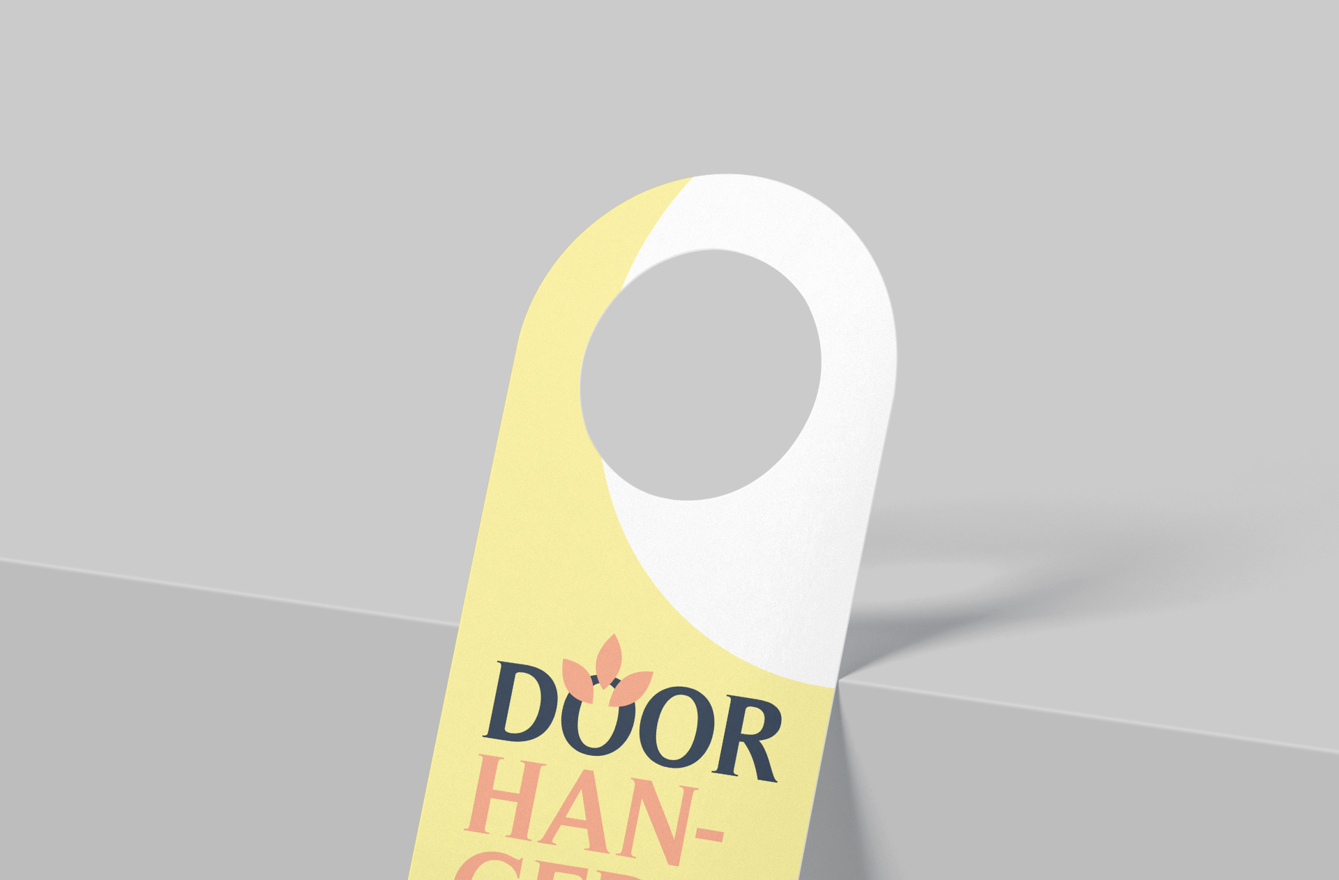 branding door hanger PSD