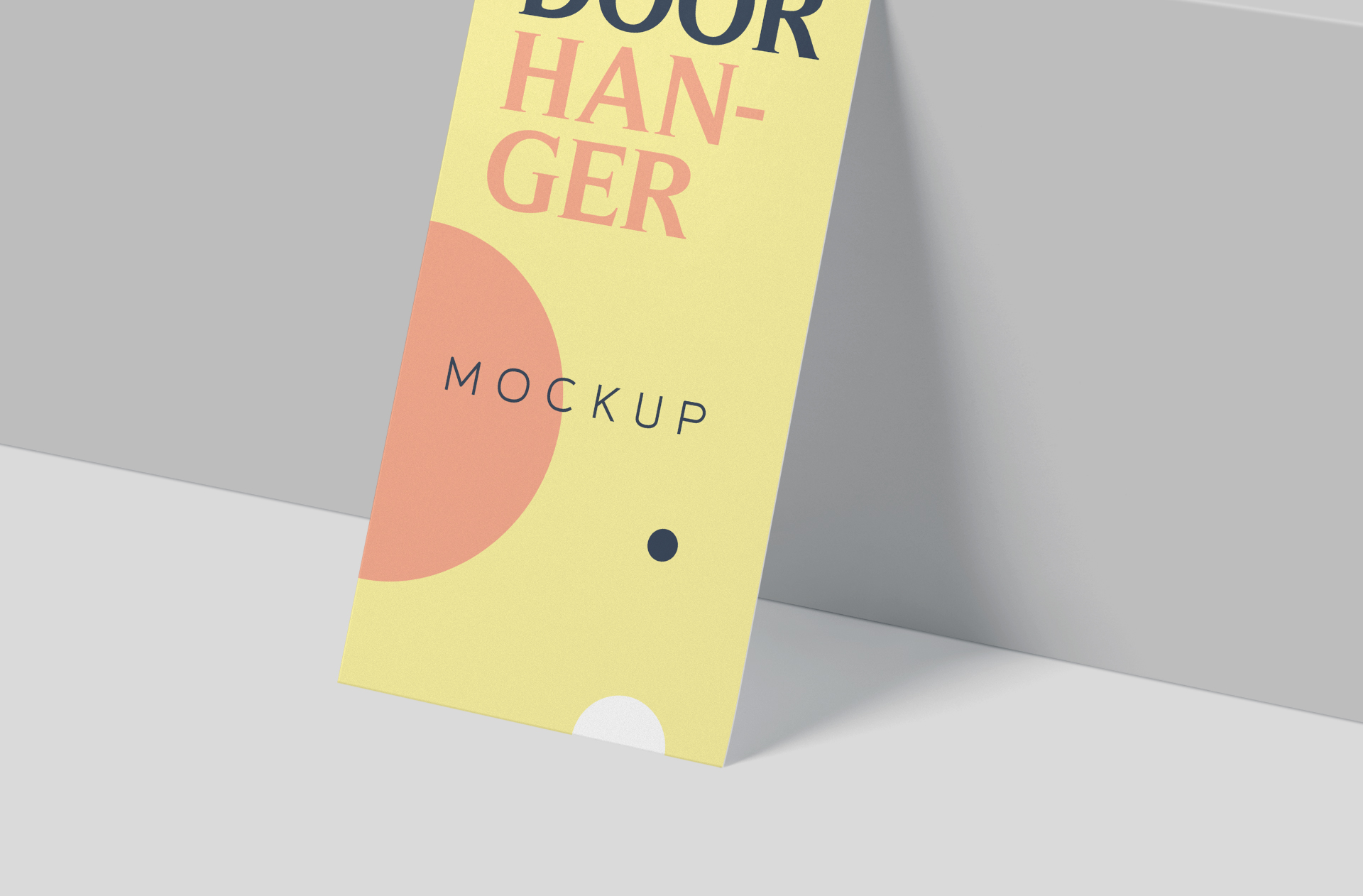 branding door hanger PSD