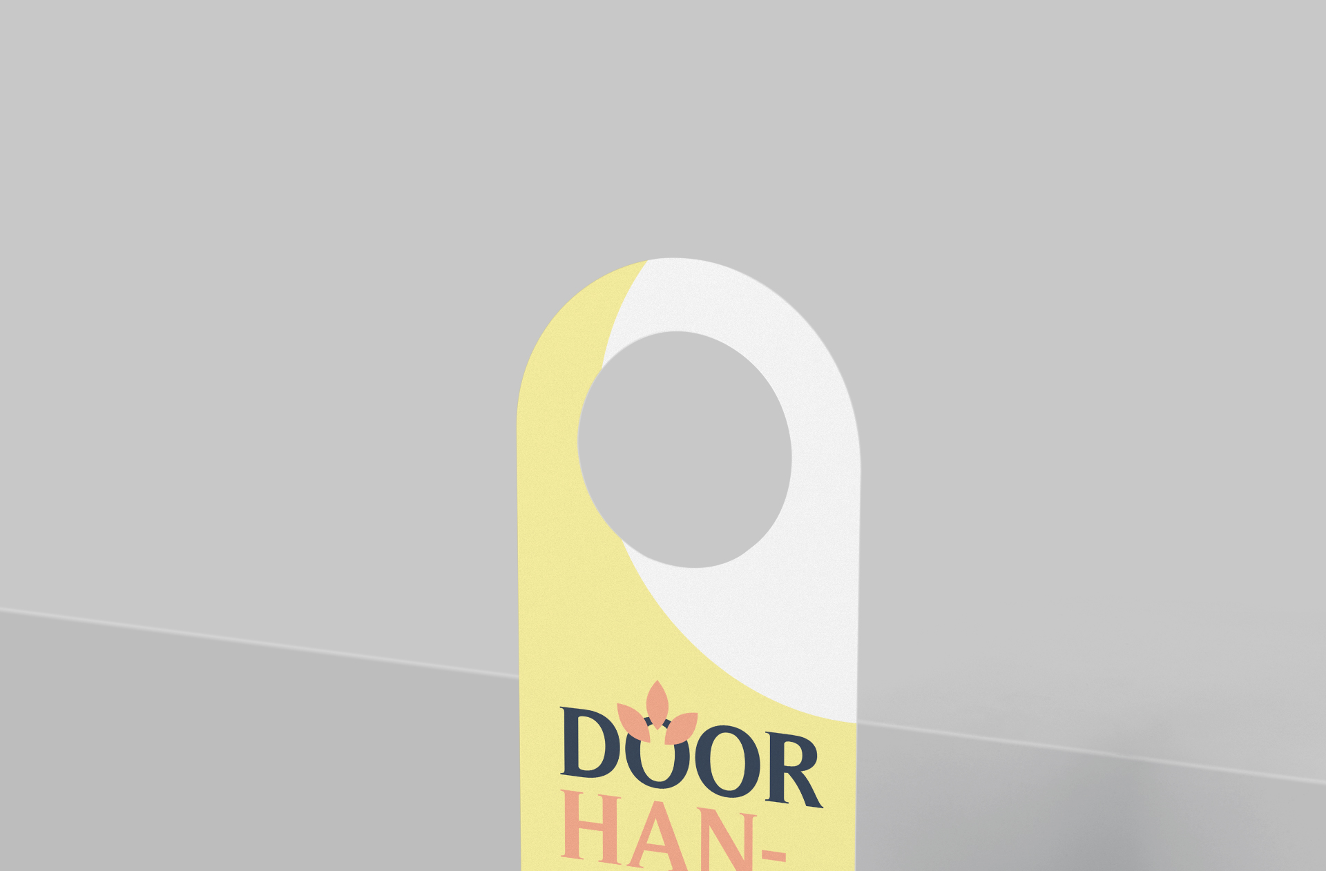 branding door hanger PSD