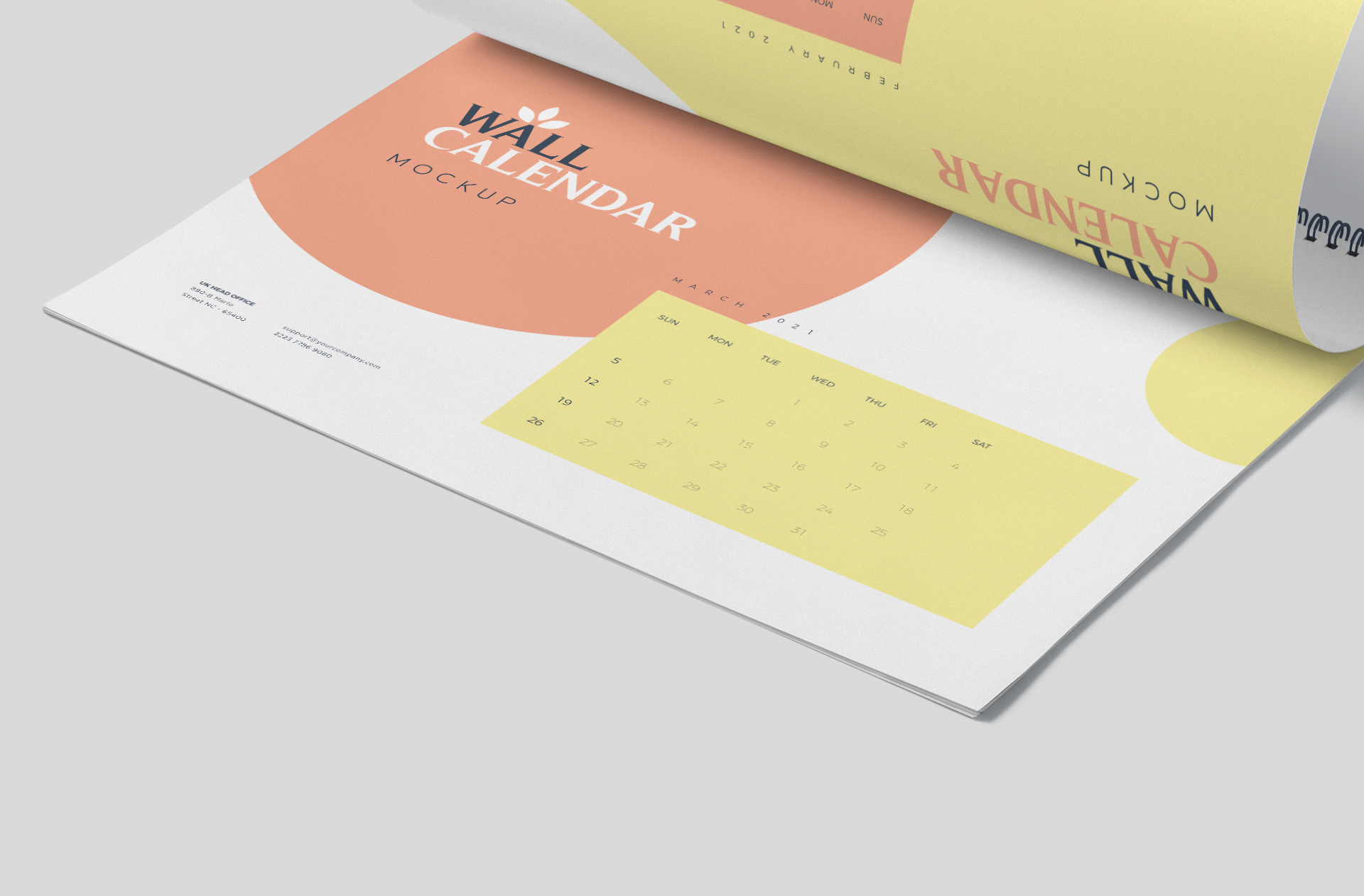 branding calendar template