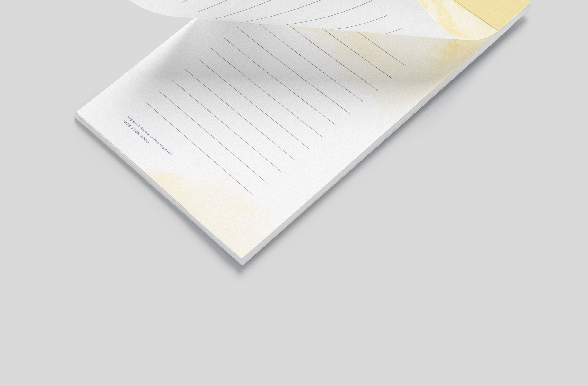business branding notepad