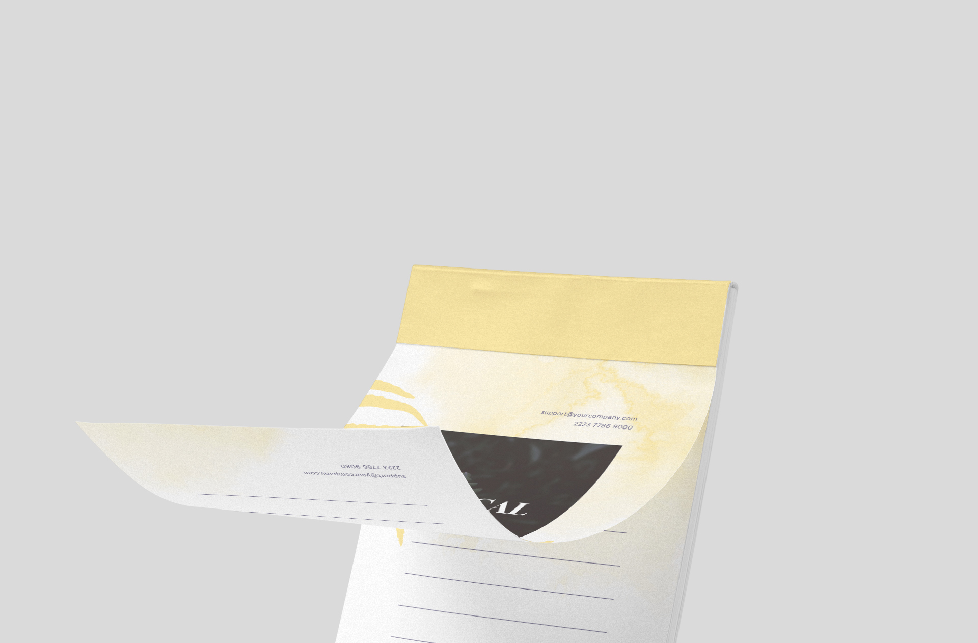 business supplies mockup