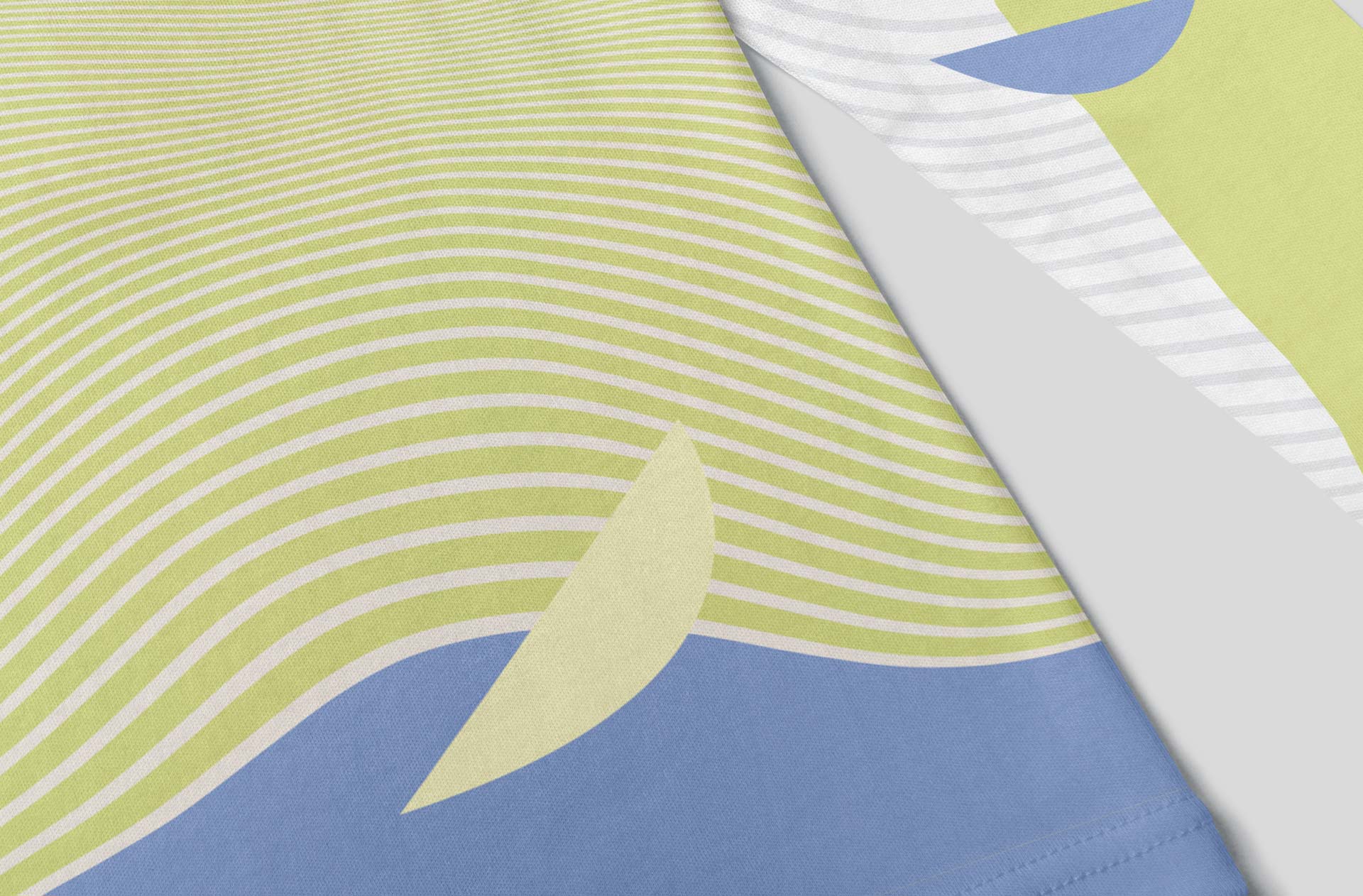 close-up fabric mockup