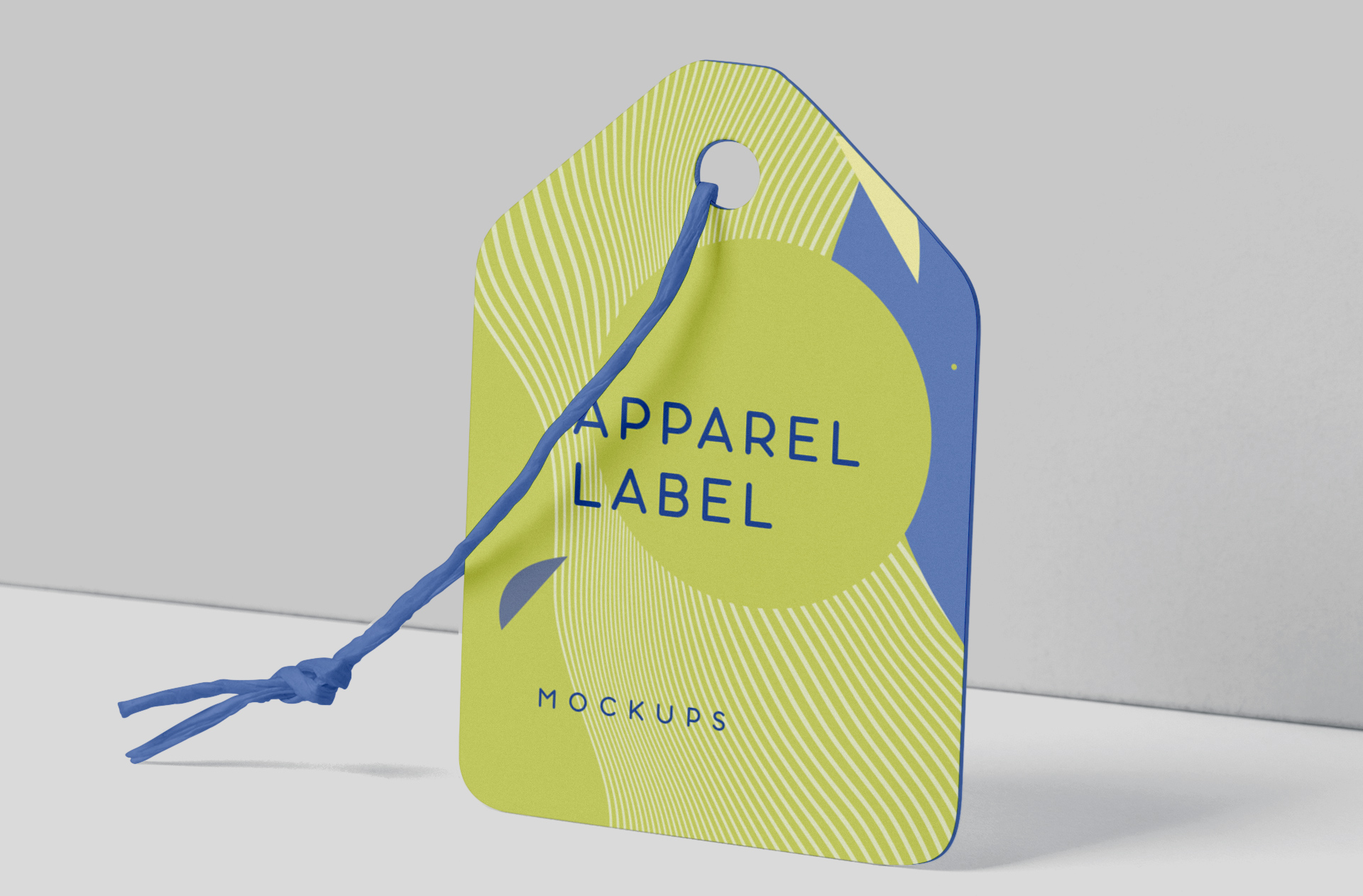 apparel label mockup