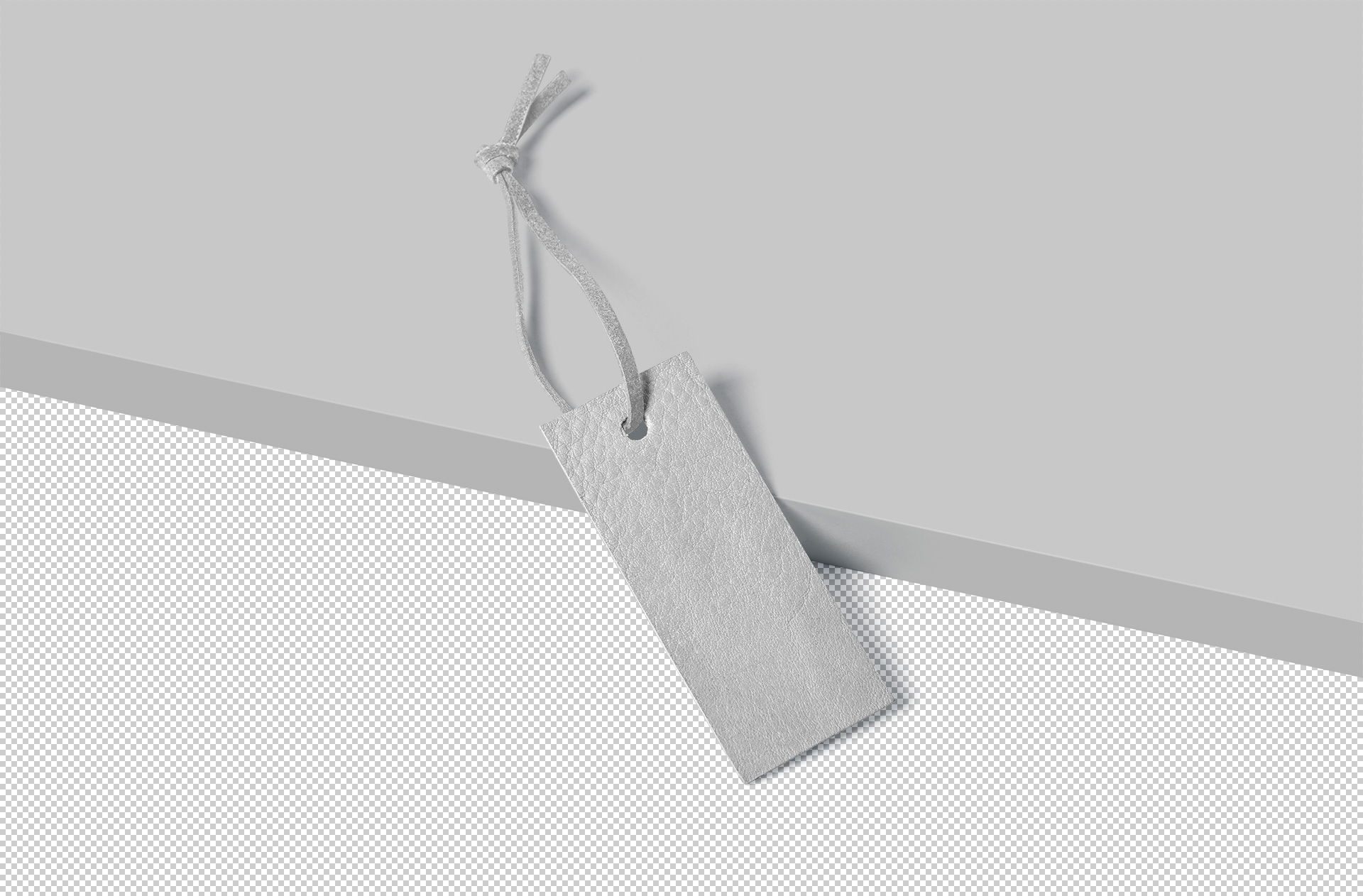 customizable leather hang tag