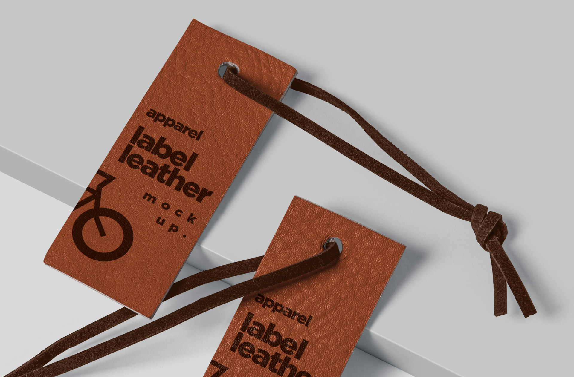 brand identity leather label