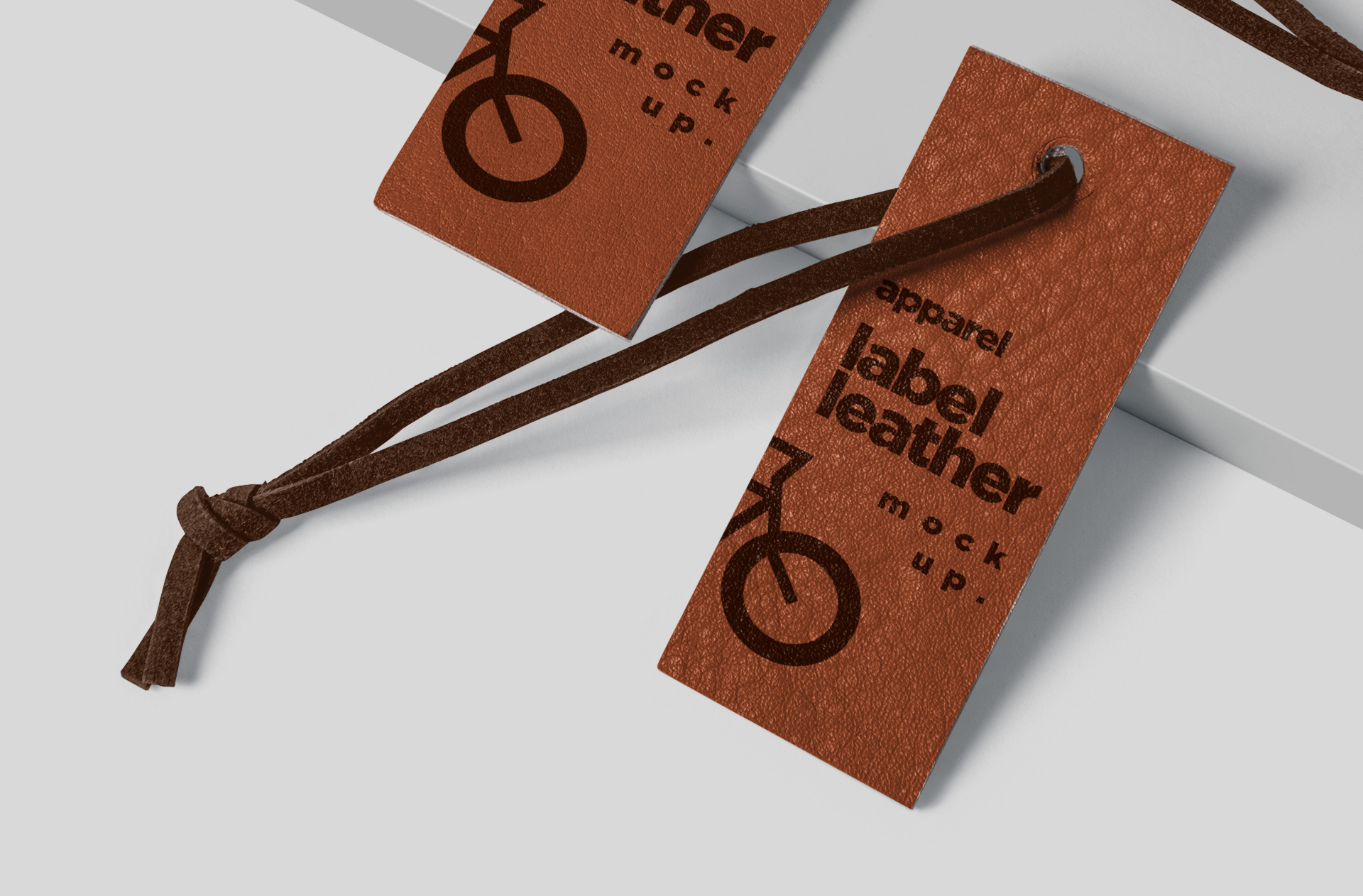 brand identity leather label