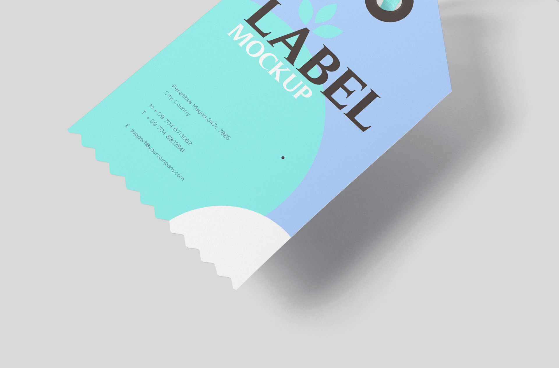 brand identity swing tag