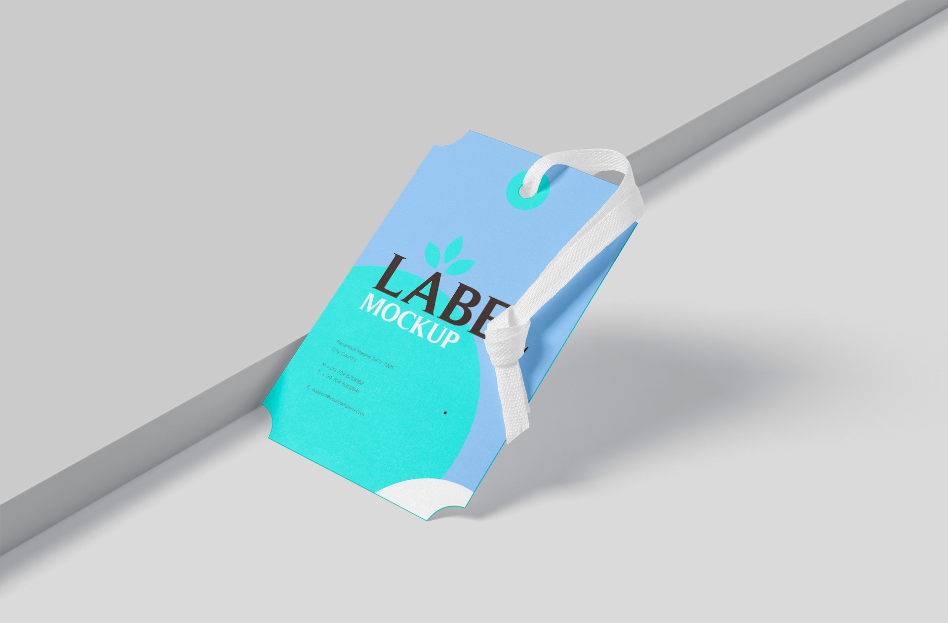 Elegant Clothing Label Mockup for Fashion Branding