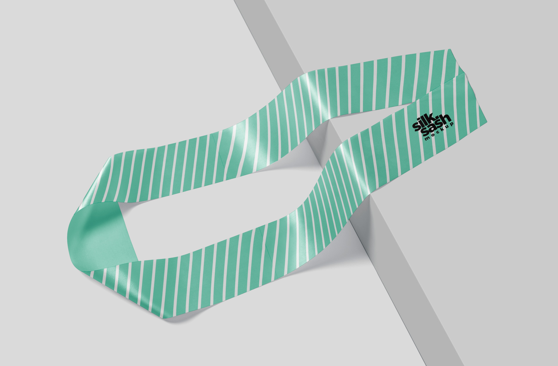 Realistic Silk Sash Mockup for Branding