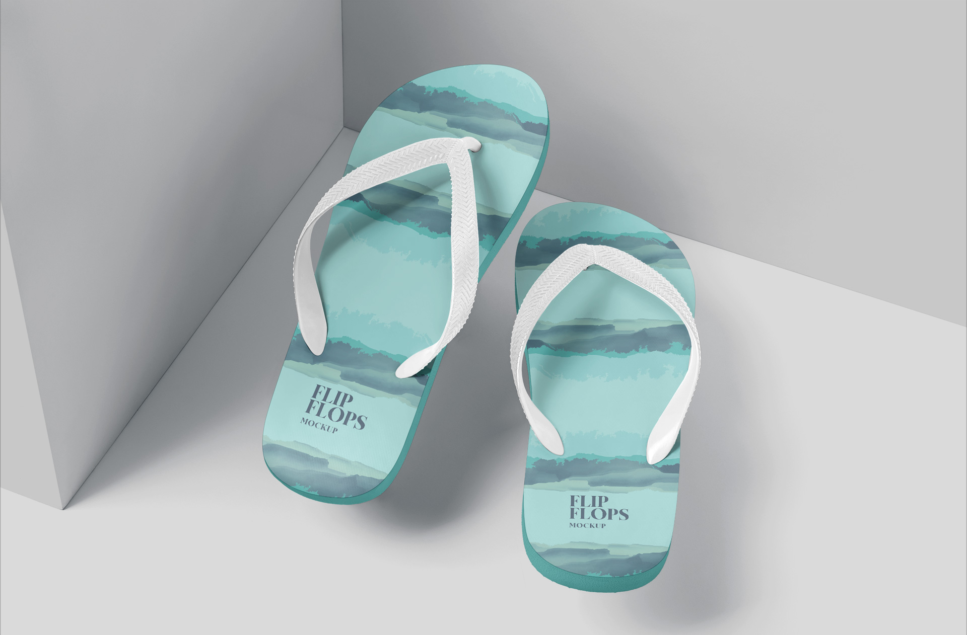 Realistic Flip Flop Mockup for Branding